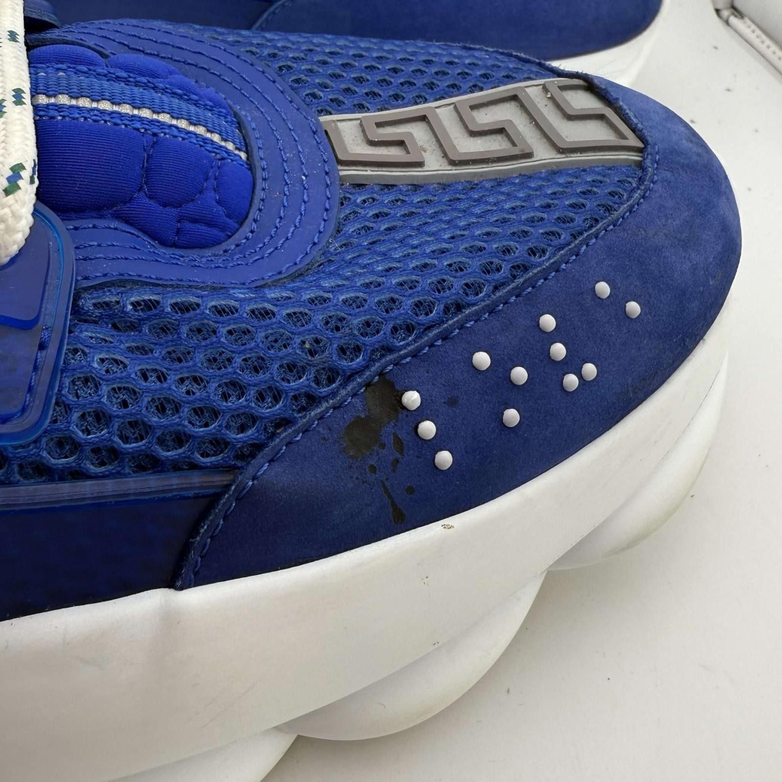 Versace Versace Chain Reaction Blue White 44EU Used No Box Size US 11 / EU 44 - 8 Thumbnail