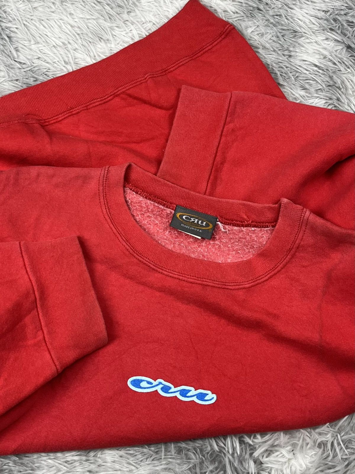 Vintage Vintage CRU Surf Sweatshirt Size US M / EU 48-50 / 2 - 5 Thumbnail