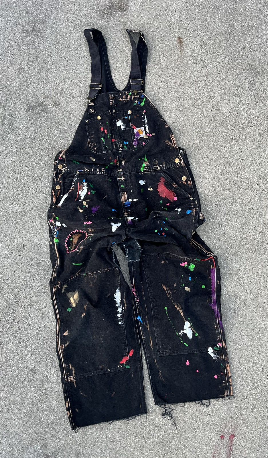 Carhartt × Vintage Custom Carhartt RO1 Overall Distressed Thrashed Patchwork Size US 42 / EU 58 - 3 Thumbnail