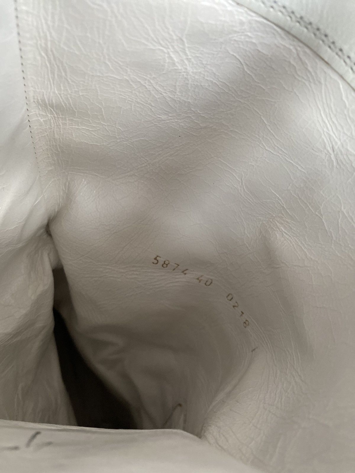 Other 🔥Vicini Italy Leather White Boots Vintage Luxury women 40 Size US 10 / IT 40 - 12 Thumbnail