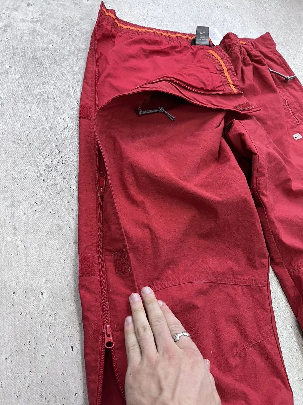 Nike Vintage rare drill full zip Nike sweatpants y2k Size US 34 / EU 50 - 9 Thumbnail