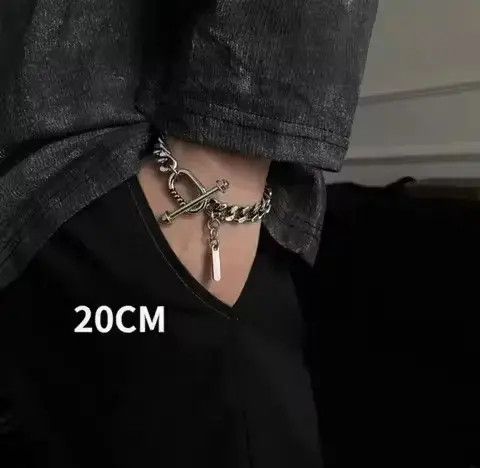 Jewelry Buckle Chain Bracelets Streetwear Vintage Style Japanese Size ONE SIZE - 2 Thumbnail