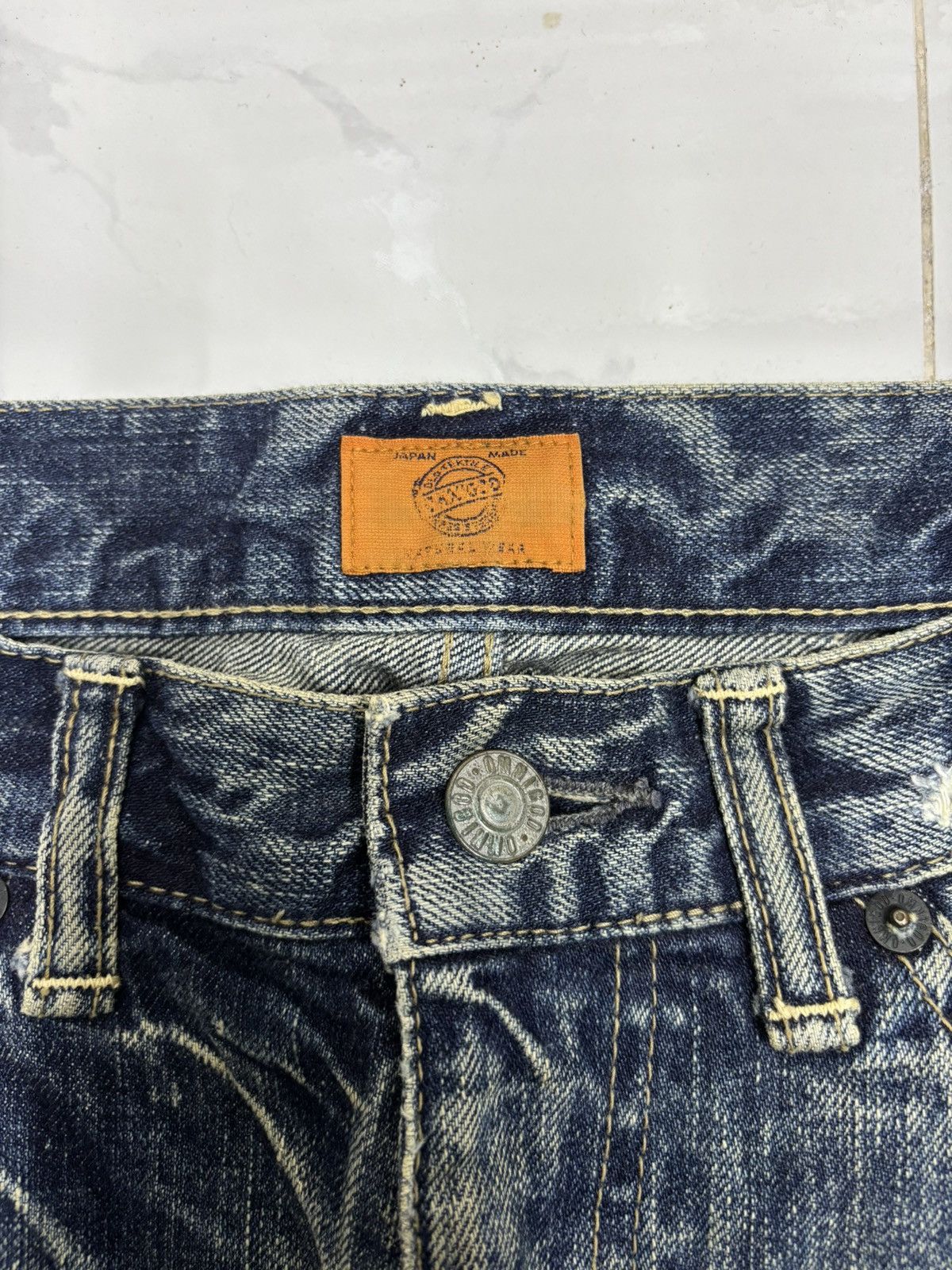 Japanese Brand × Number (N)ine Vintage Boro Patchwork Jeans OMNIGOD Denim Kapital Design Size US 30 / EU 46 - 10 Thumbnail