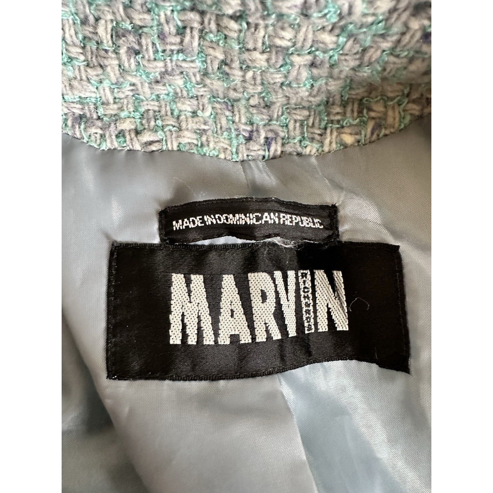 Other Marvin Richards Overcoat Women M Blue Double Breasted Wool Size M / US 6-8 / IT 42-44 - 8 Thumbnail