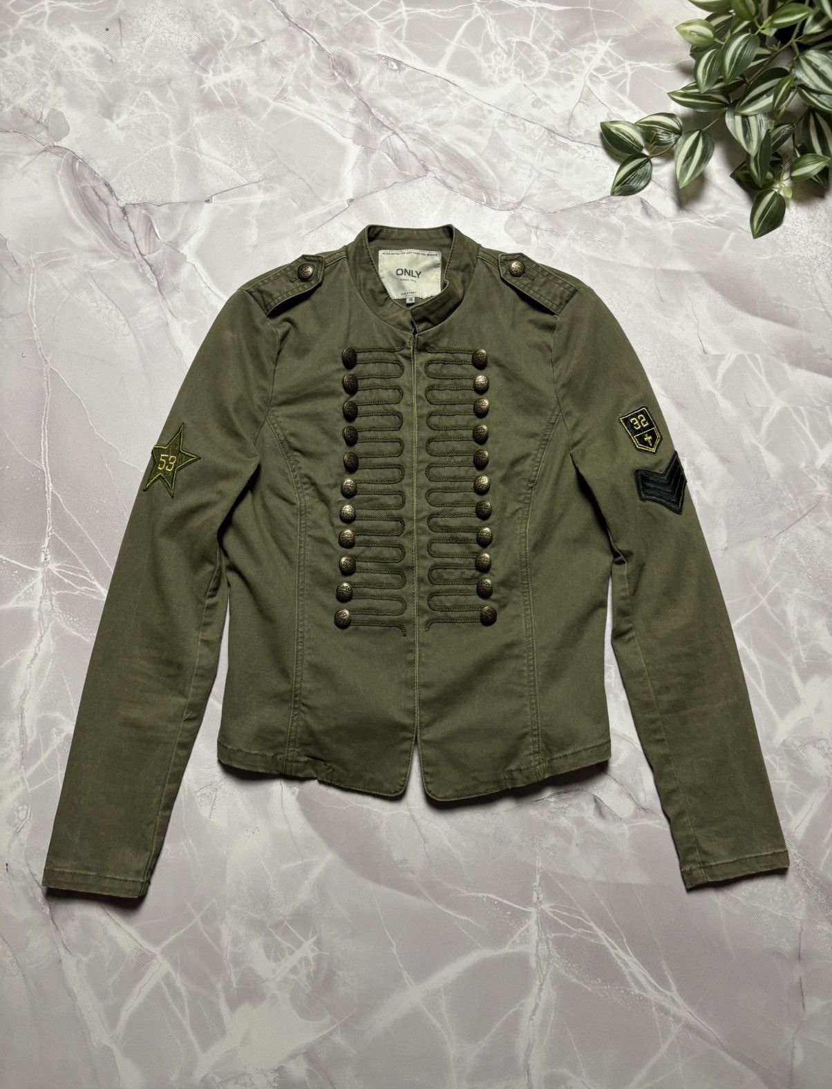Hysteric Glamour Napoleon Military Jacket Hussar Officer Olive Green 36 S Size S / US 4 / IT 40 - 1 Thumbnail