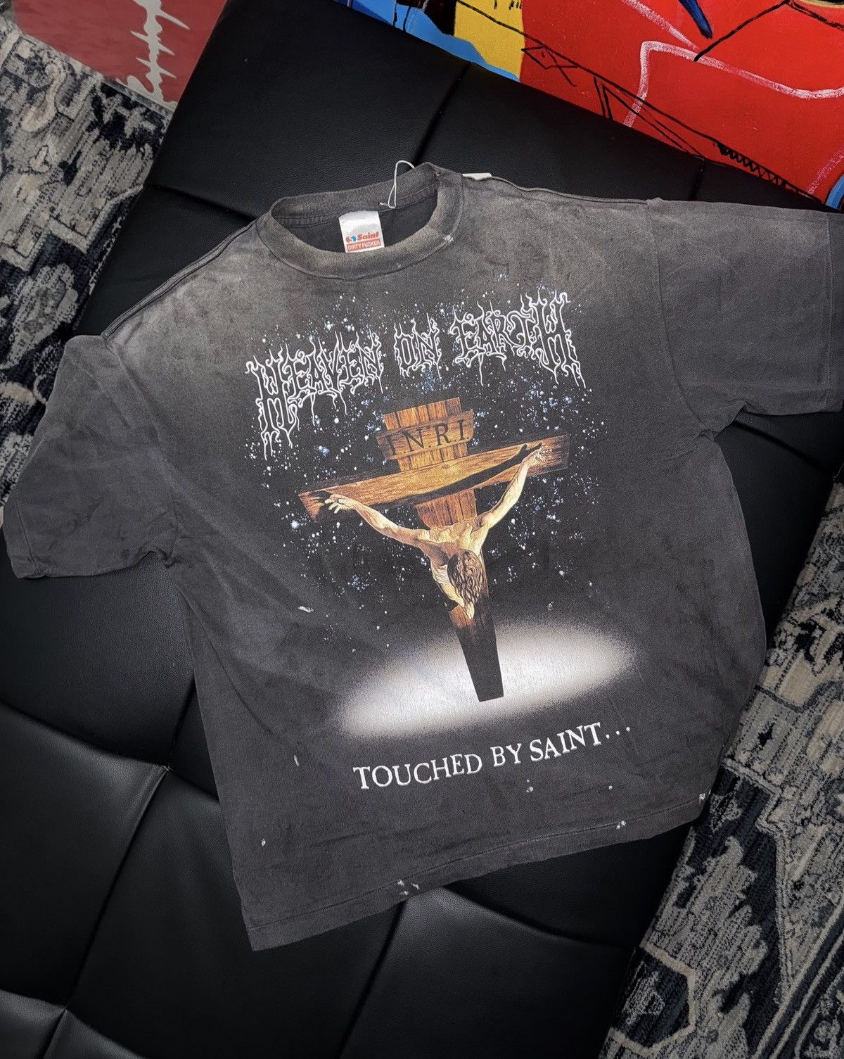 Saint Michael JESUS t shirt Size US M / EU 48-50 / 2 - 1 Thumbnail