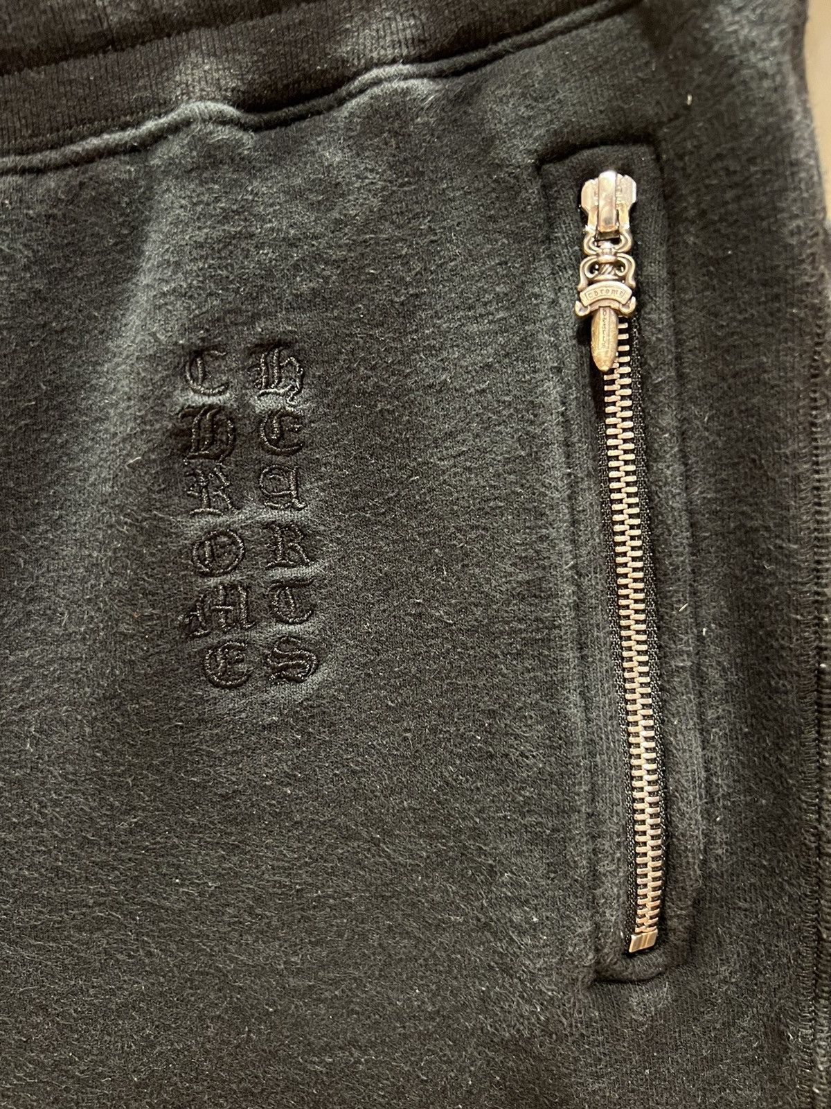 Chrome Hearts Chrome Hearts Y Not PPO embroidered leather patch sweatpant Size US 36 / EU 52 - 2 Thumbnail