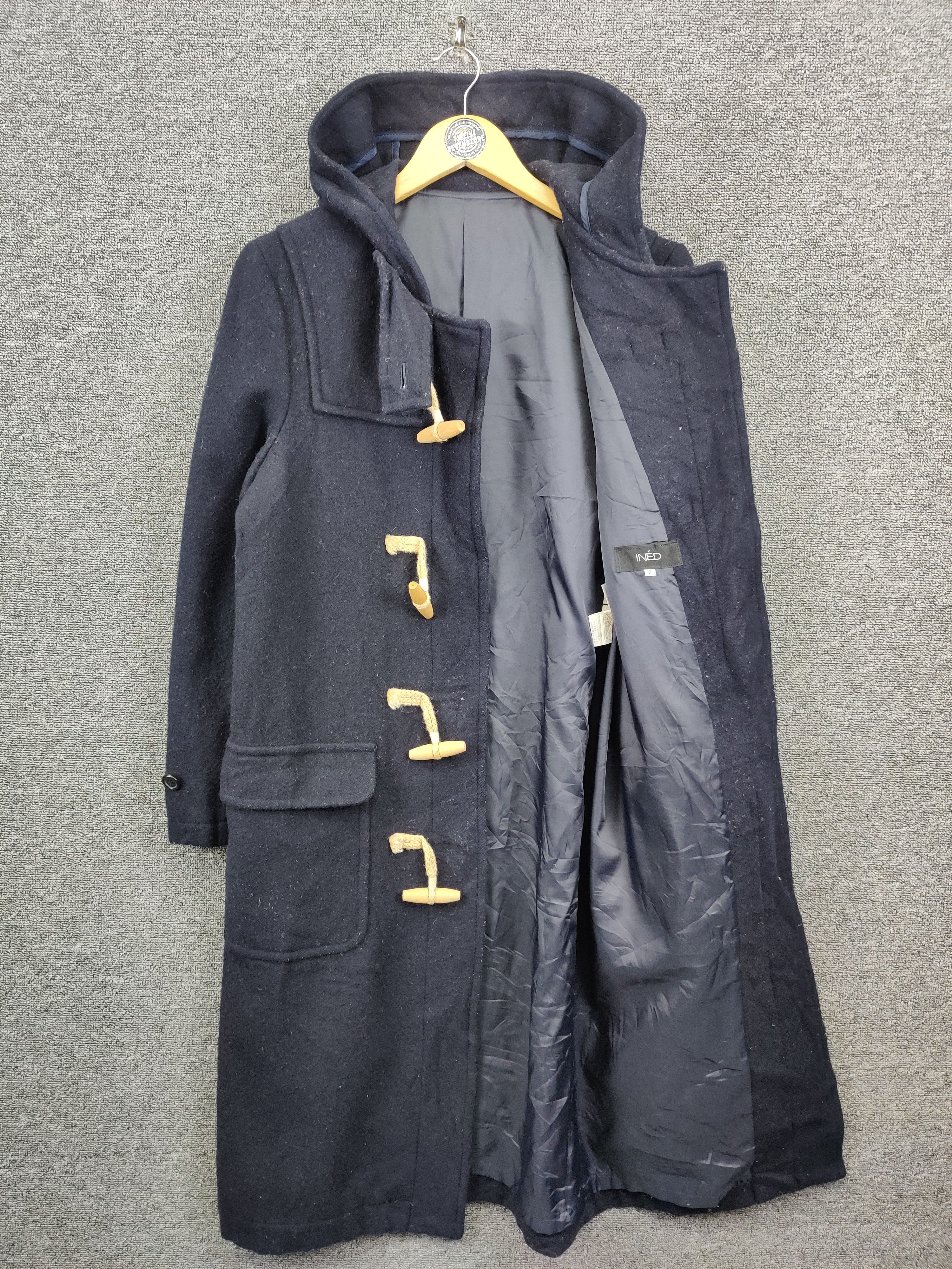 Yohji Yamamoto Vintage Ined Japan By Yohji Yamamoto Soft Wool Duffle Coat Size US M / EU 48-50 / 2 - 7 Thumbnail
