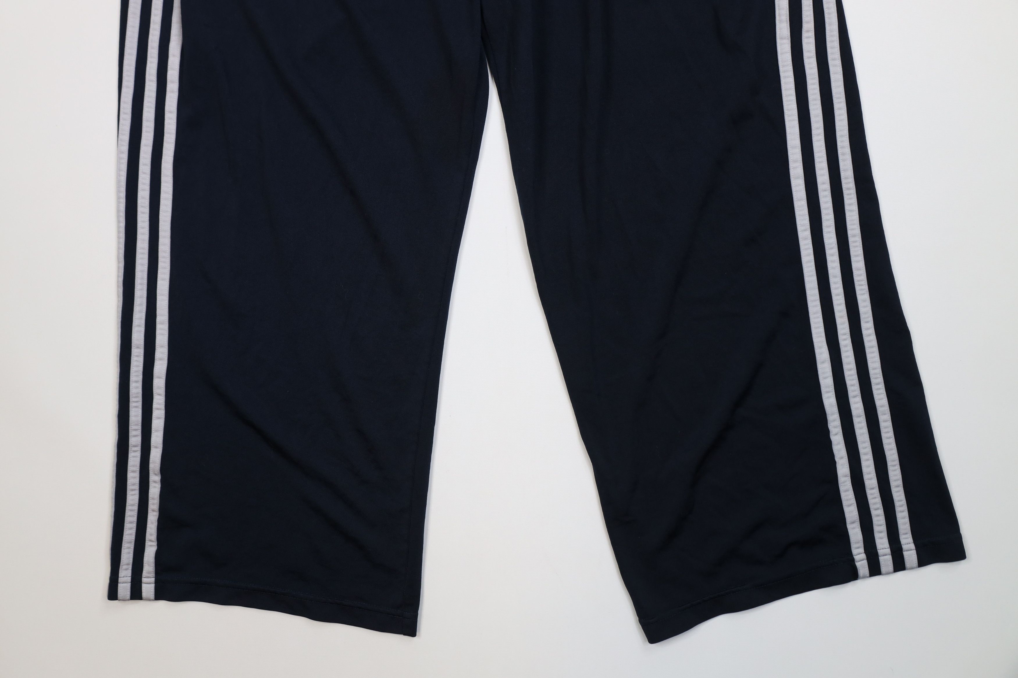 Adidas Vintage Y2K Adidas Spell Out Wide Leg Sweatpants Pants Silky Size US 36 / EU 52 - 4 Thumbnail