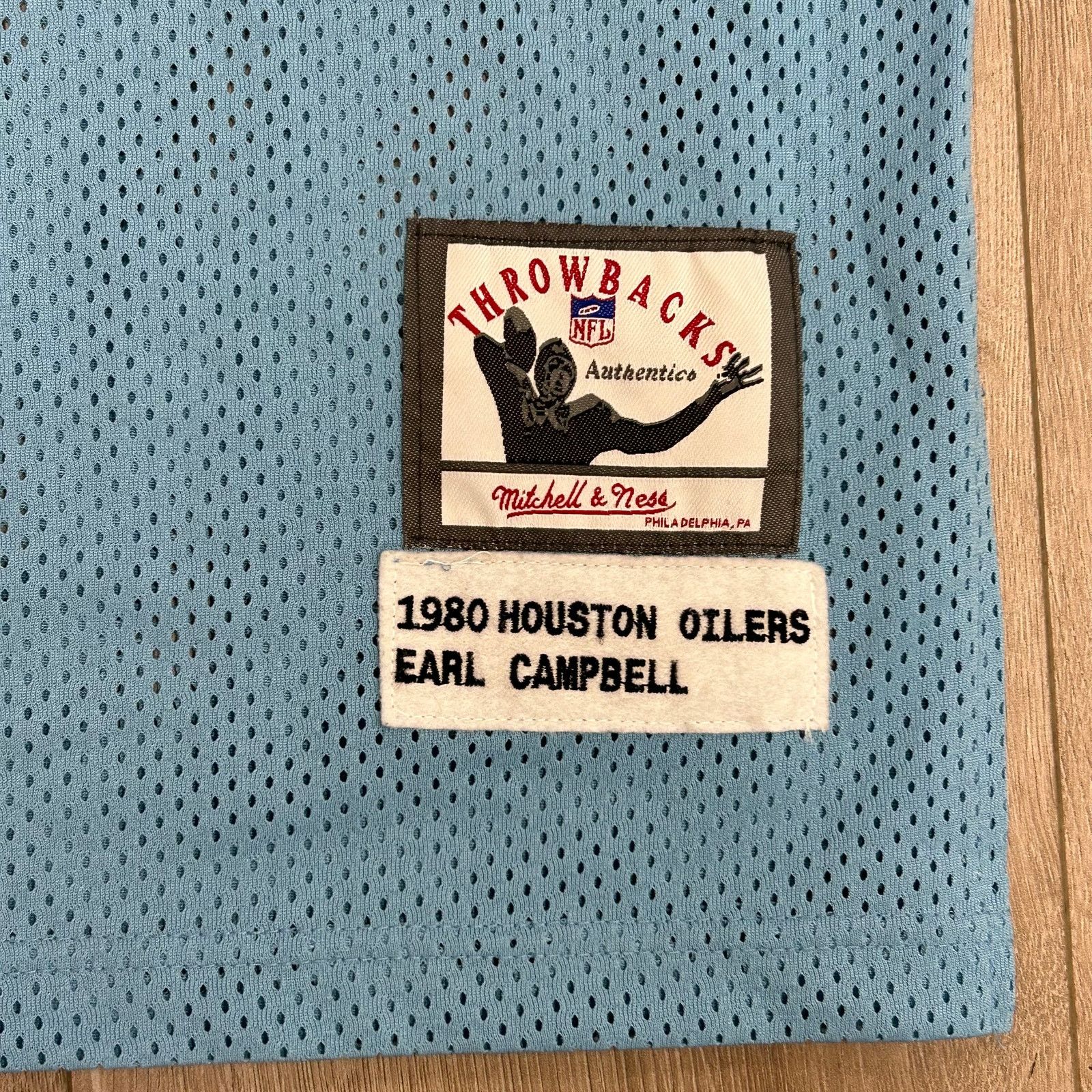 Vintage Houston Oilers Earl Campbell 1980 Legacy Jersey Blue size 52 Size US XXL / EU 58 / 5 - 4 Thumbnail