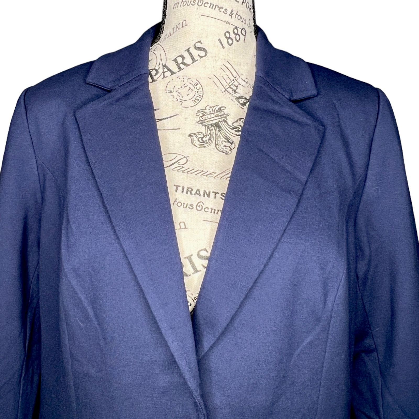 Other Lisa Long Line Ponte Blazer - Stitch Fix One Button Closure Size M / US 6-8 / IT 42-44 - 14 Thumbnail