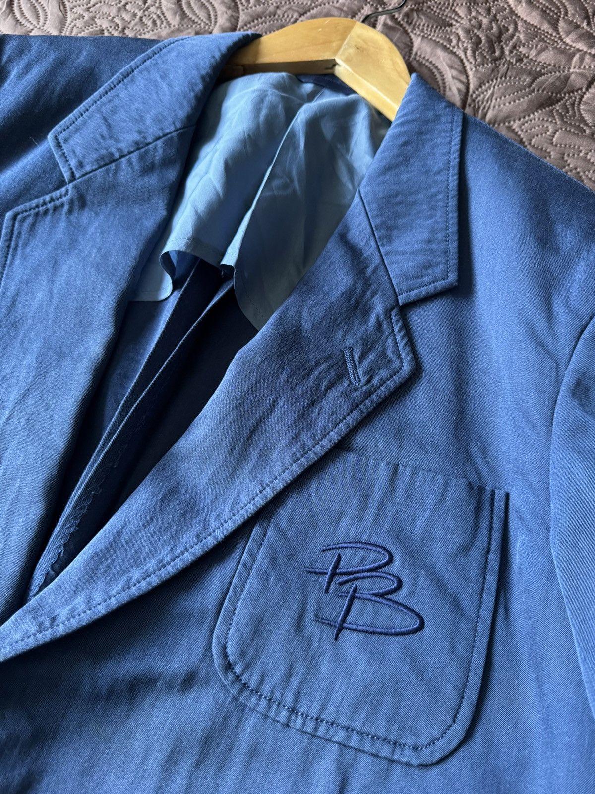 Pierre Balmain Pierre balmain sport blazer satin jacket Size L / US 10 / IT 46 - 7 Thumbnail
