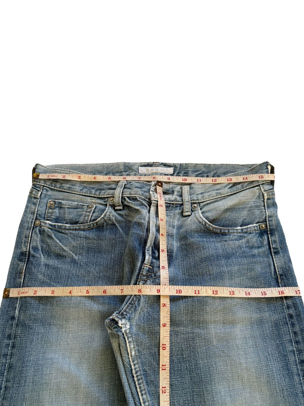 Japanese Brand SALES🔥🔥Vintage DMG Button Fly Faded Wash Jeans Size US 31 - 11 Thumbnail