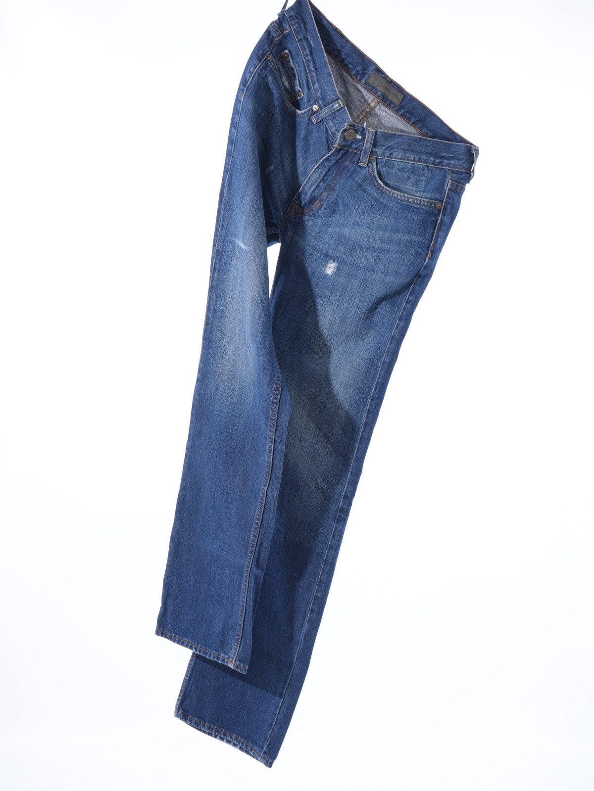 Acne Studios ACNE Jeans Denim Mic PUNCH Leather Patch W30 Size US 33 - 3 Thumbnail
