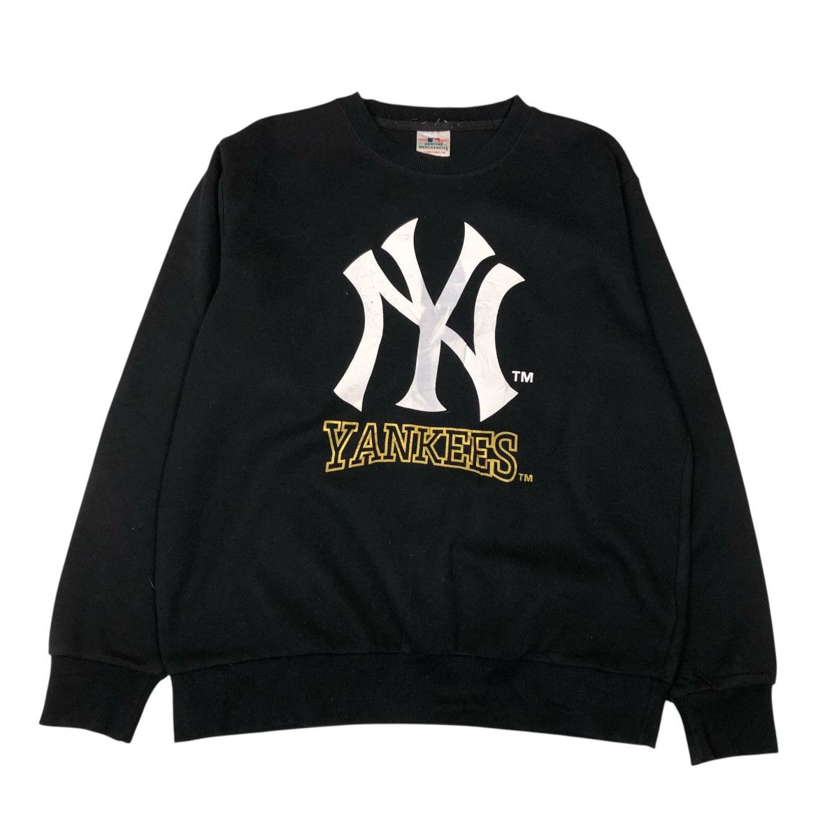 New York Yankees 📌Vintage Sweatshirt New York Yankees Mlb Big Logo Size US L / EU 52-54 / 3 - 1 Thumbnail