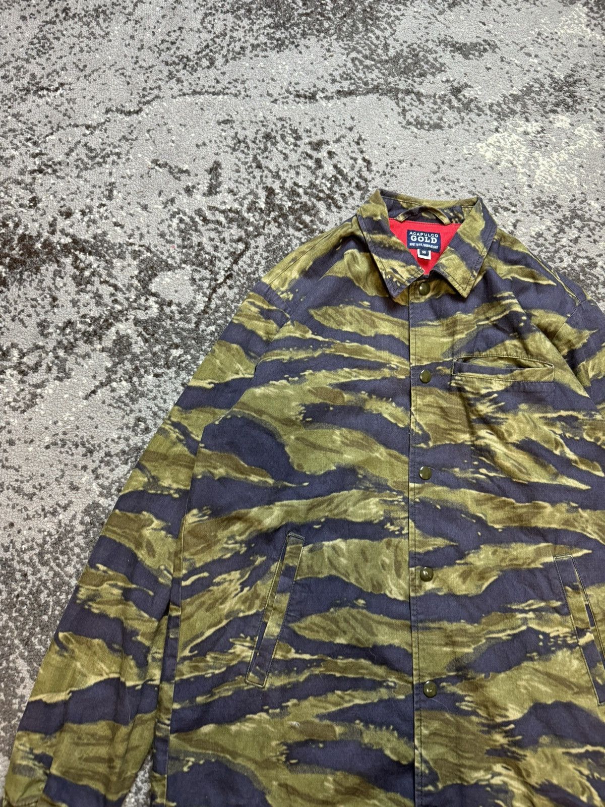 Acapulco Gold × Vintage Vintage Y2K Acapulco Gold Camo Carti Active Jacket Size US M / EU 48-50 / 2 - 3 Thumbnail