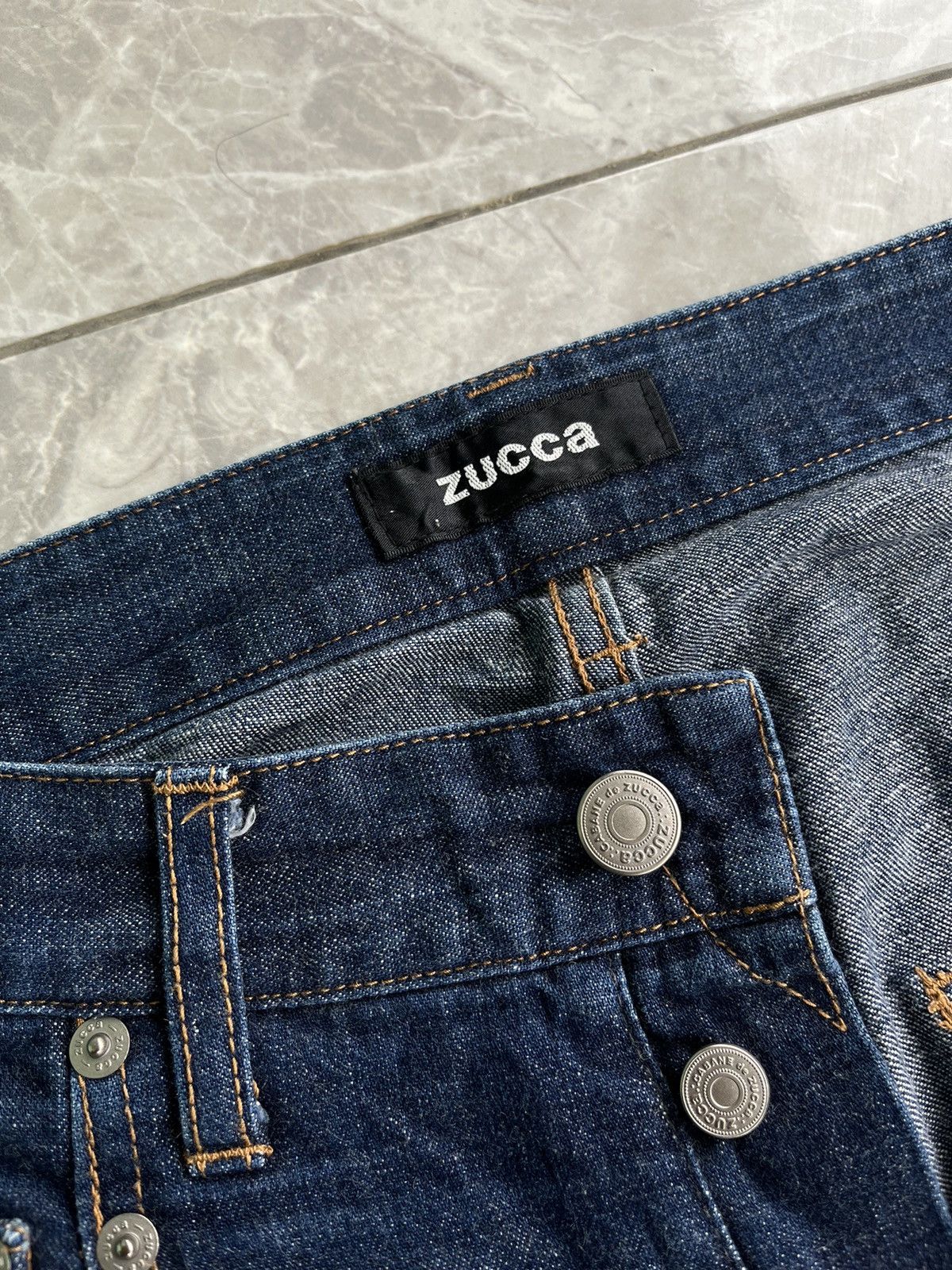 Zucca Zucca By Issey Miyake Denim Pants Japanese Brand Size US 29 - 5 Thumbnail