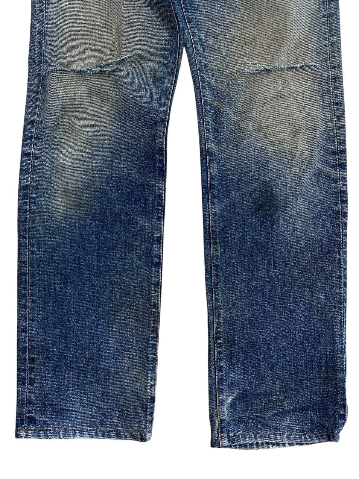 Japanese Brand Japanese Brand Whiskers Mud Wash Style Ripped Jeans Size US 30 / EU 46 - 9 Thumbnail