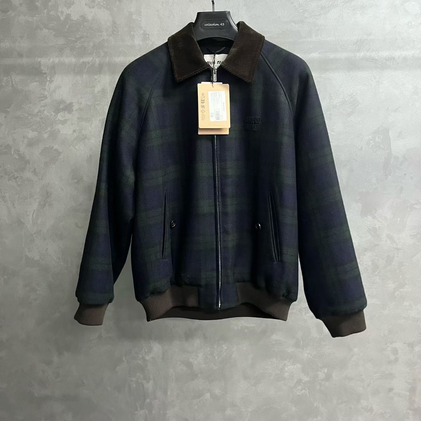 Miu Miu Miu Miu 2025 Lapel Plaid Jacket Size XS / US 0-2 / IT 36-38 - 1 Thumbnail