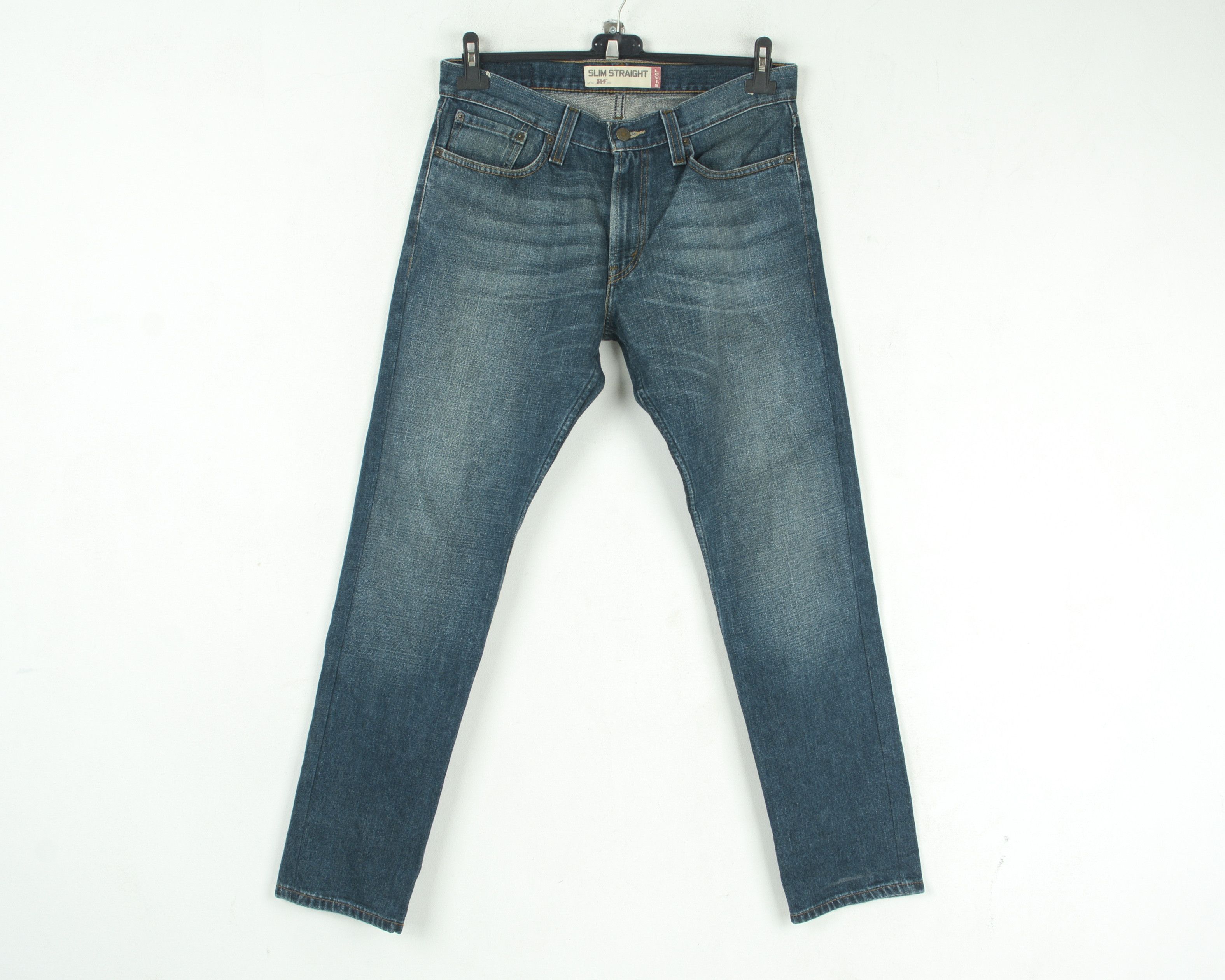 Levi's 514 Men W32 L30 Slim Fit Straight Jeans Denim Pants Trousers Size US 32 / EU 48 - 1 Thumbnail