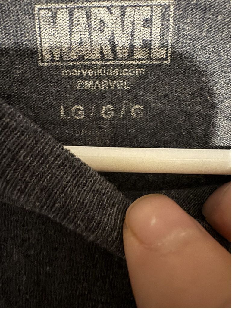 Marvel Comics Marvel Avengers Tee Short Sleeve shirt Kid's Size Large Gray Size US L / EU 52-54 / 3 - 3 Thumbnail