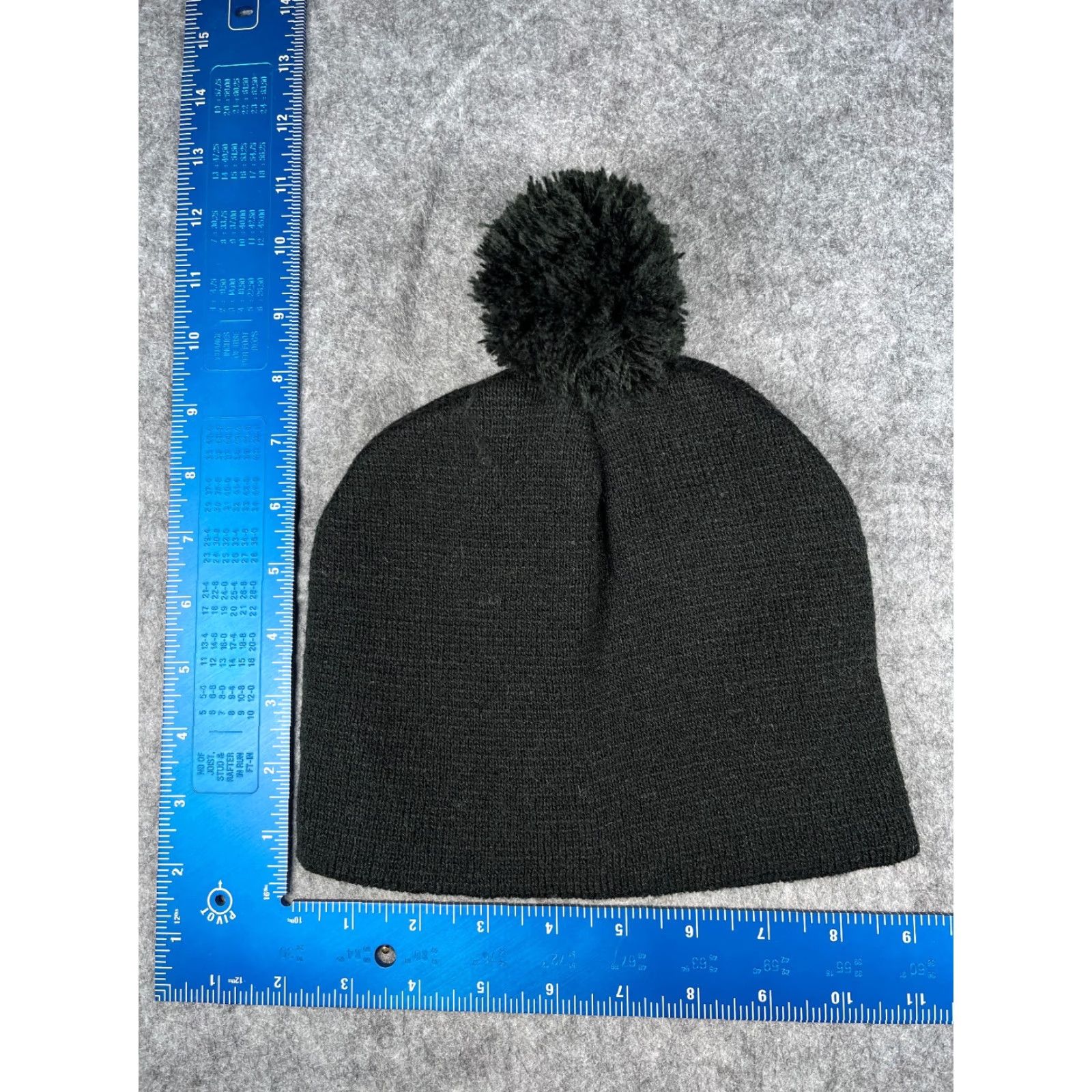 Vintage DOLLAR TREE Black Knit Beanie Adult One Size Lightweight Outdoor Ski Hat Unisex Size ONE SIZE - 4 Thumbnail