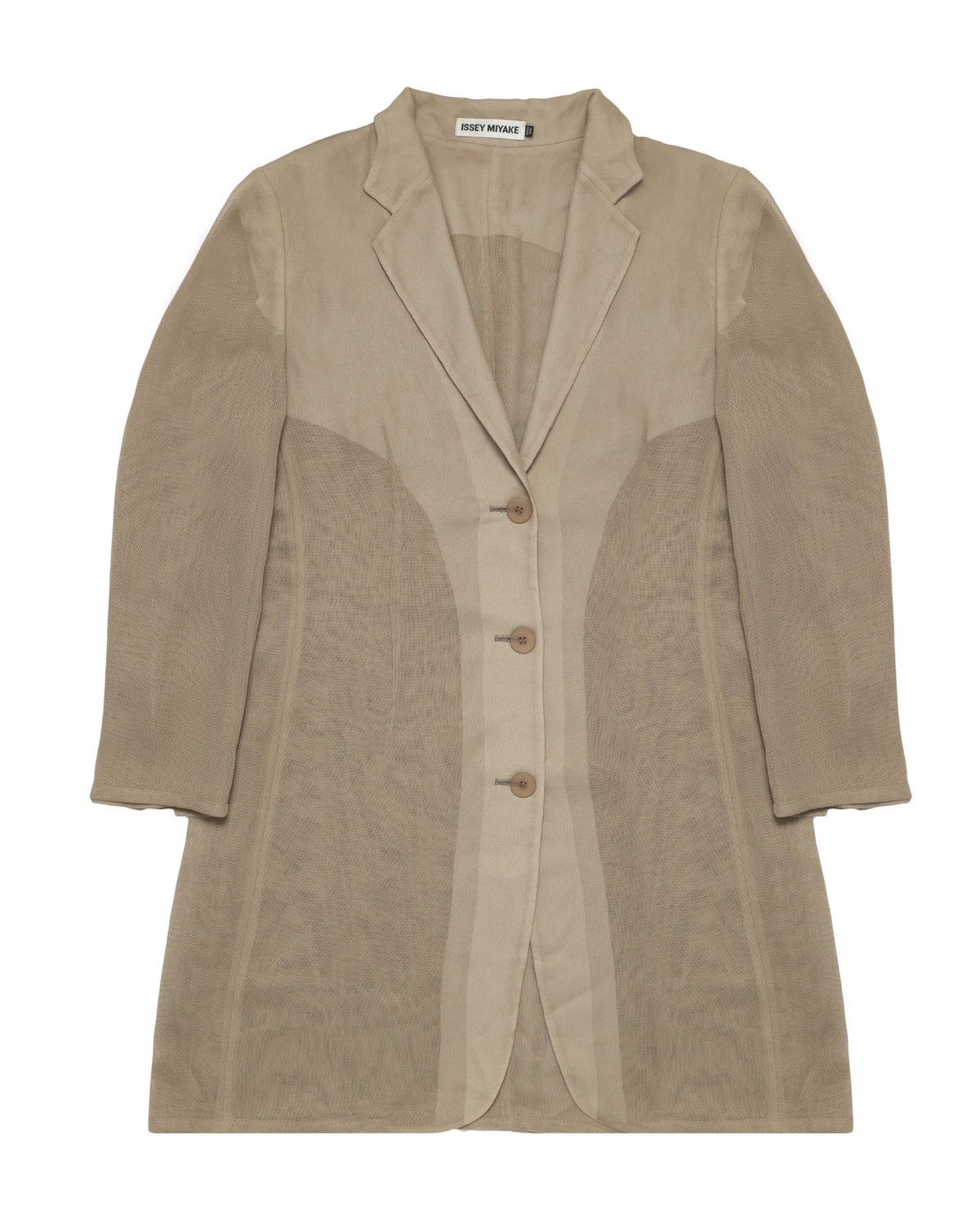 Issey Miyake Issey Miyake Sheer Mesh Long Coat Size M / US 6-8 / IT 42-44 - 1 Thumbnail