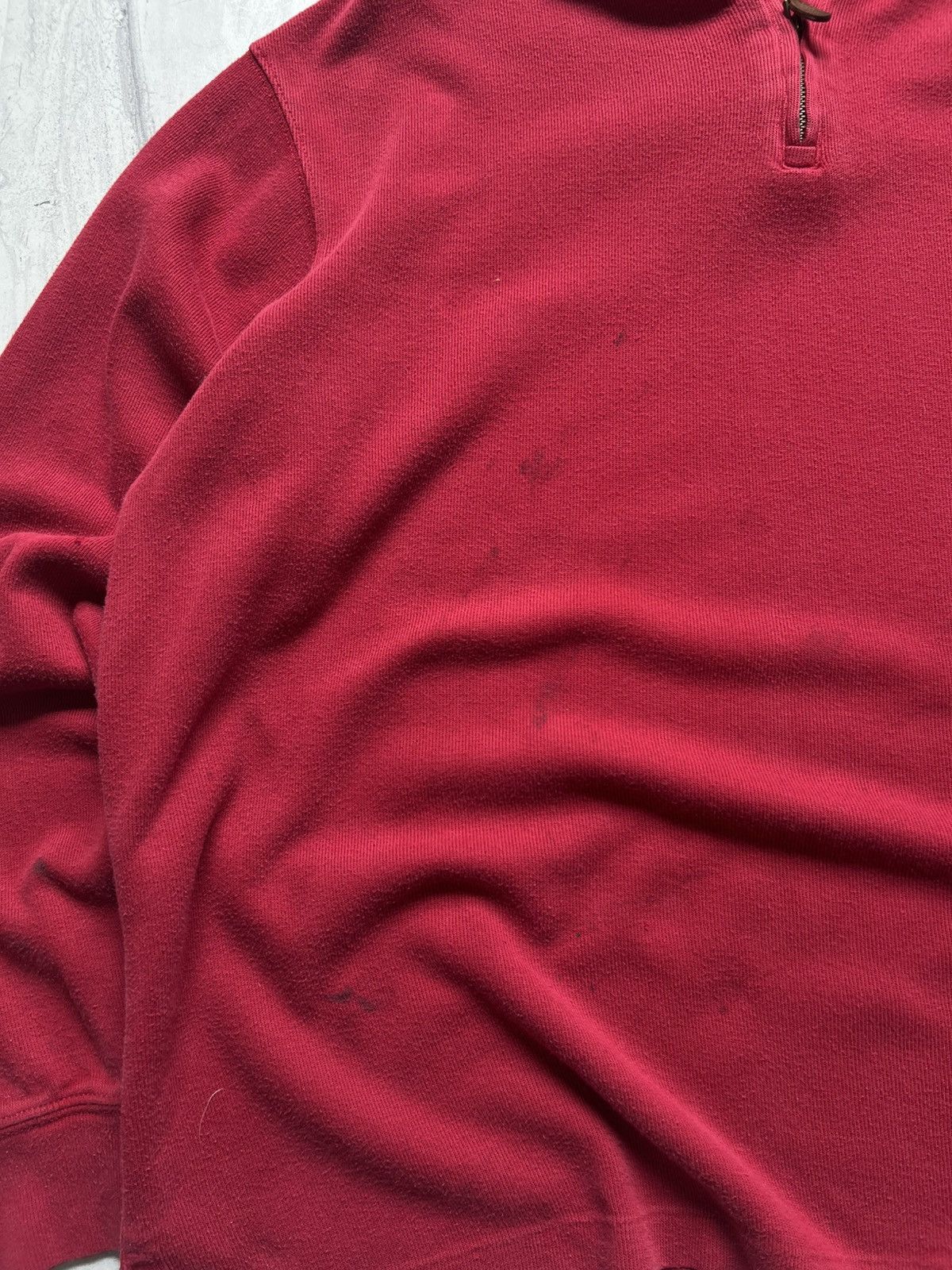 Polo Ralph Lauren Vintage Polo Ralph Quarter Zip Up Jacket Sweatshirt Hoodie Size US XL / EU 56 / 4 - 3 Thumbnail