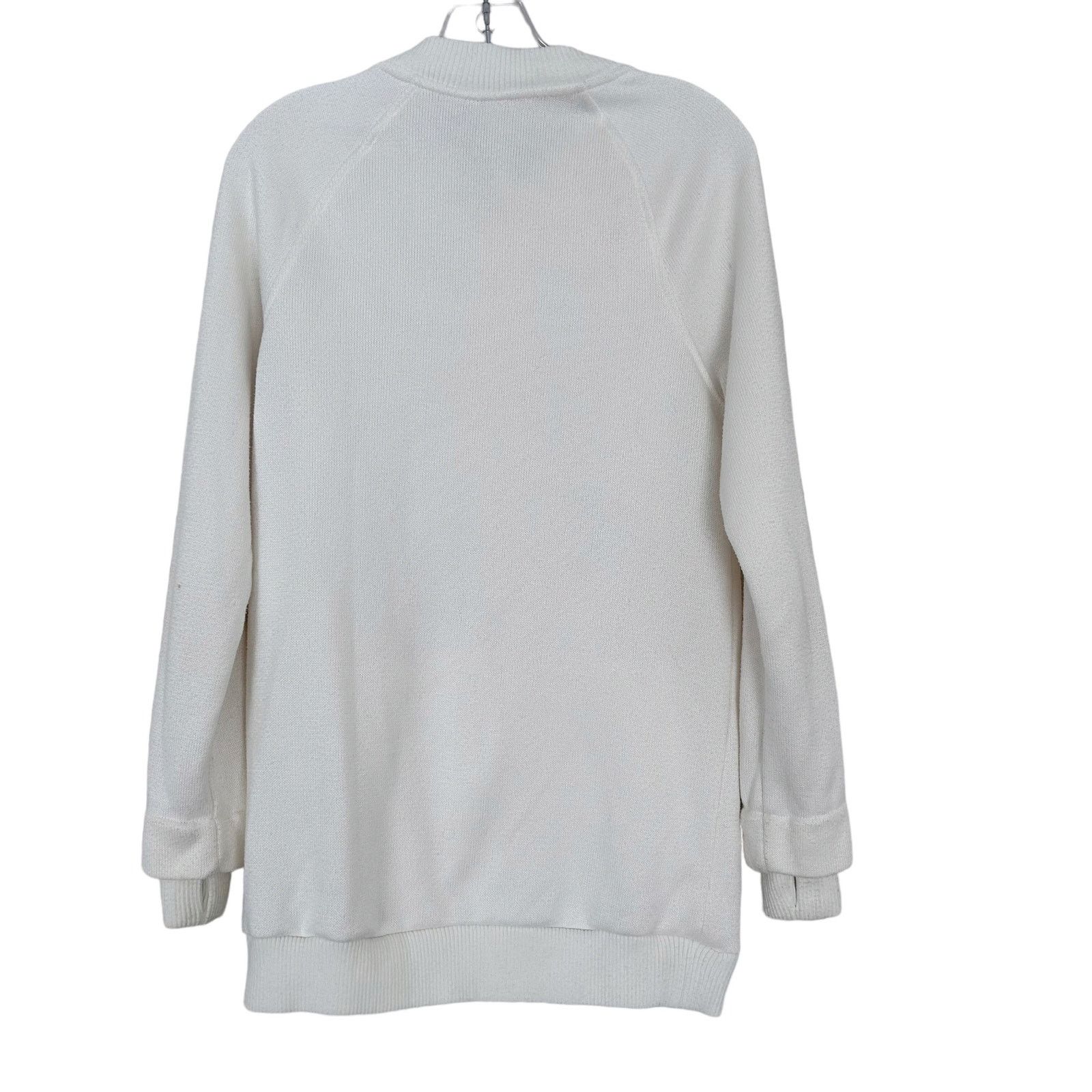 Other Fabletics White Snap Front Sweater Sz S Size S / US 4 / IT 40 - 4 Thumbnail