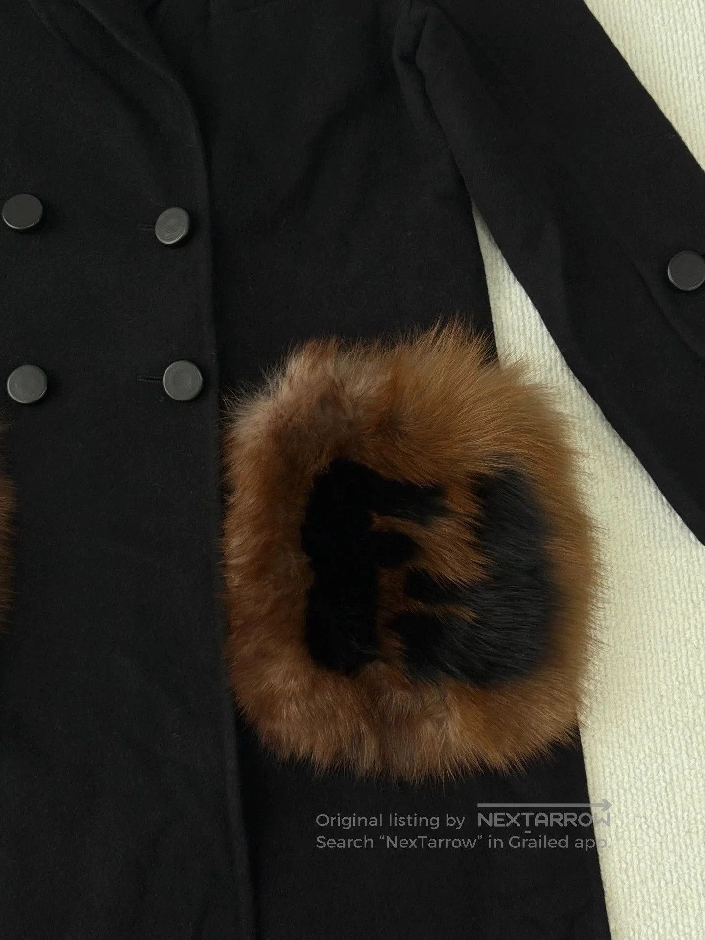 Fendi Fendi Black Mink Fur Pocket Coat. Size US M / EU 48-50 / 2 - 3 Thumbnail