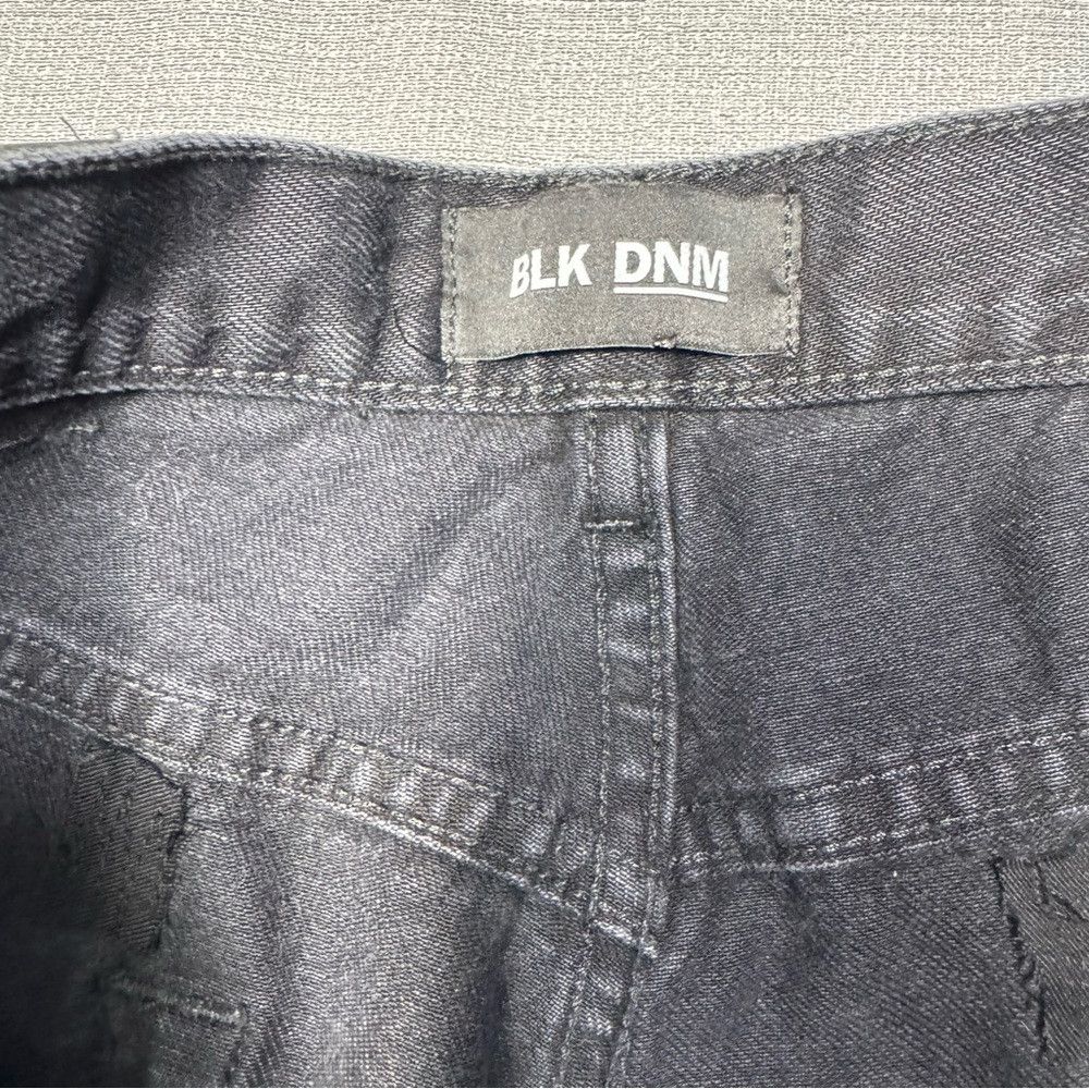 Blk Dnm NWT New $295 BLK DNM Jeans 21 Slim Distressed Black Jeans I Size US 29 - 5 Thumbnail