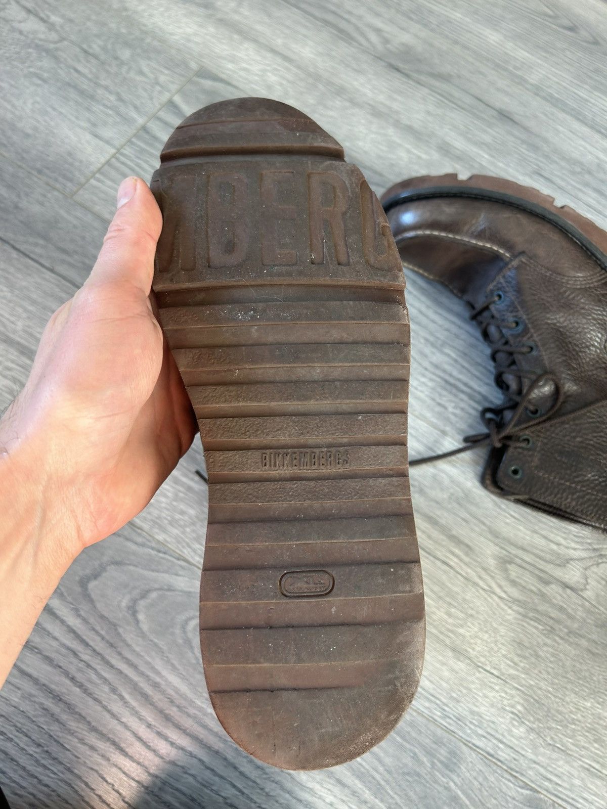 Dirk Bikkembergs Bikkembergs Brown Leather Moc Toe Boots EU 42 Size US 9 / EU 42 - 4 Thumbnail