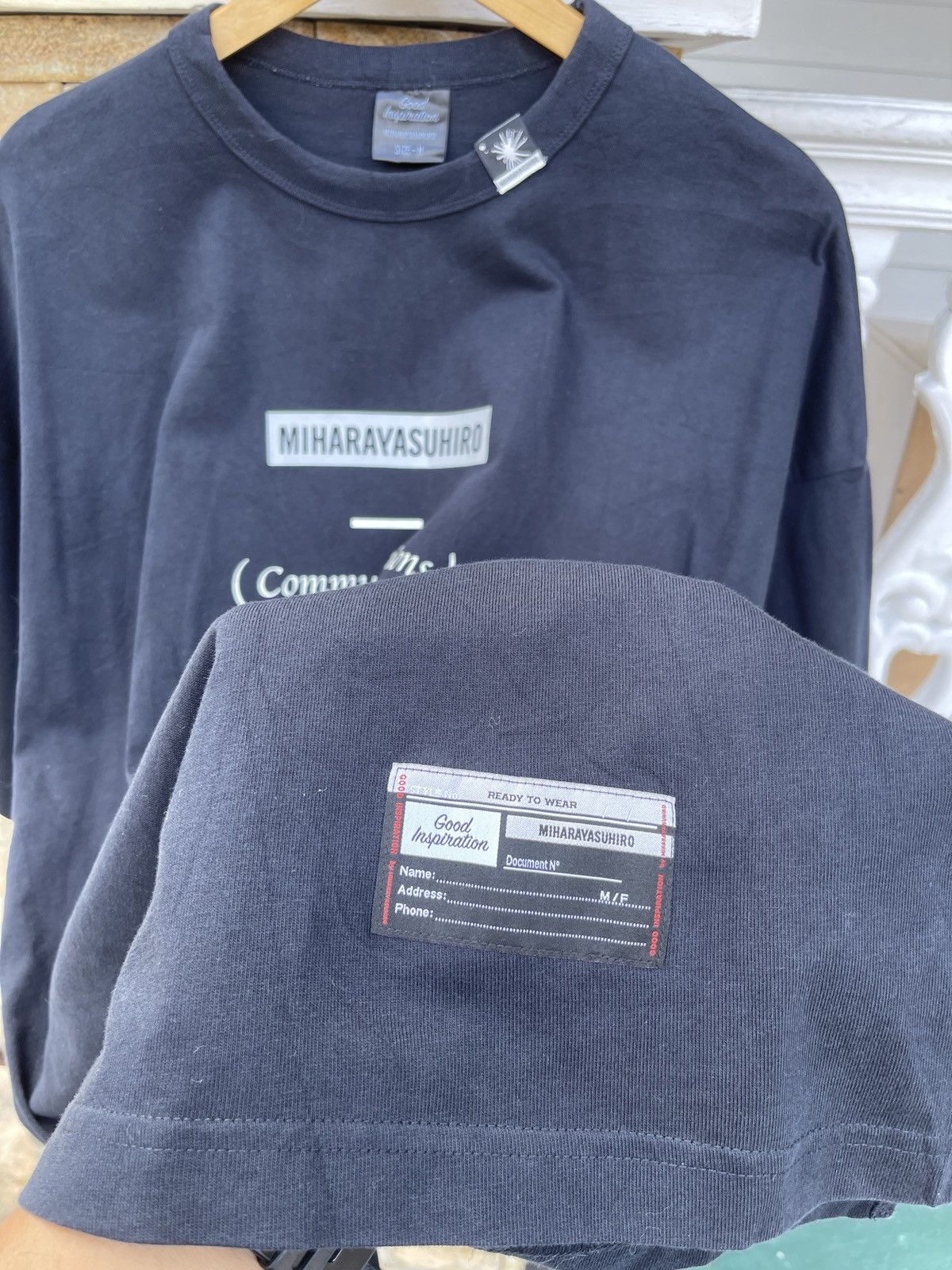 Maison MIHARA YASUHIRO Rare🔥MIHARAYASUHIRO x Gu Tee Size US L / EU 52-54 / 3 - 8 Thumbnail