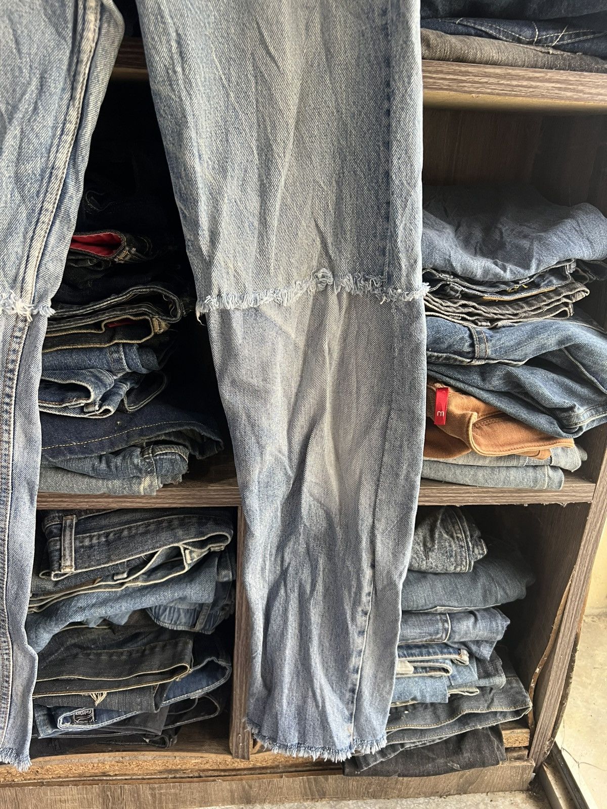 Levi's 🔥Vintage Levis 501 Distressed Denim Size US 28 / EU 44 - 5 Thumbnail
