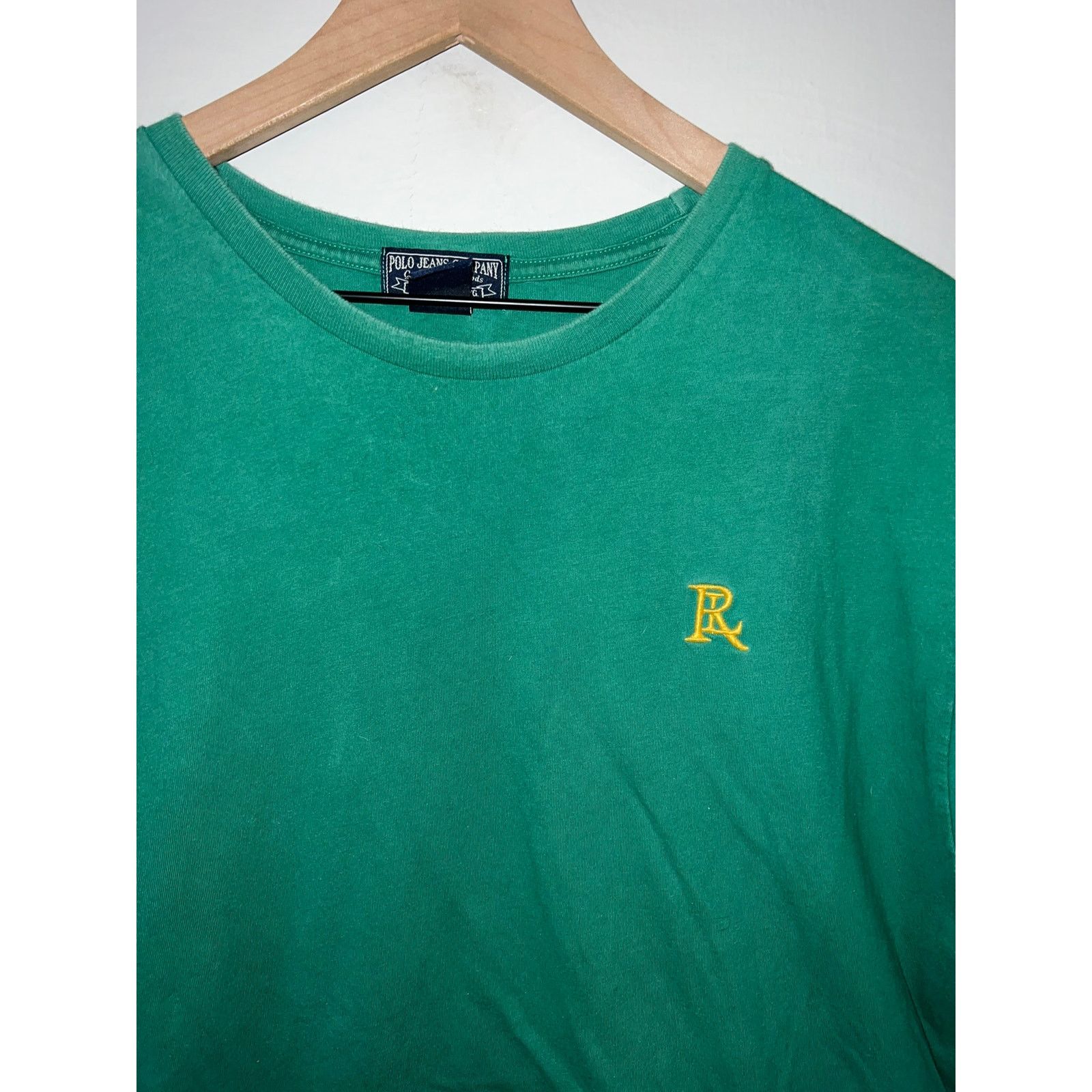 Polo Ralph Lauren Y2K Polo Jeans Shirt Company Quality Denim Green Tee XL Size US XL / EU 56 / 4 - 2 Thumbnail