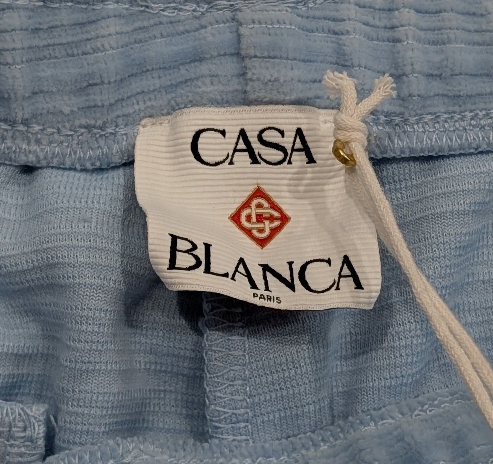 Casablanca Casablanca Pintuck Velour Shorts Light Blue Large Size US 34 / EU 50 - 6 Thumbnail