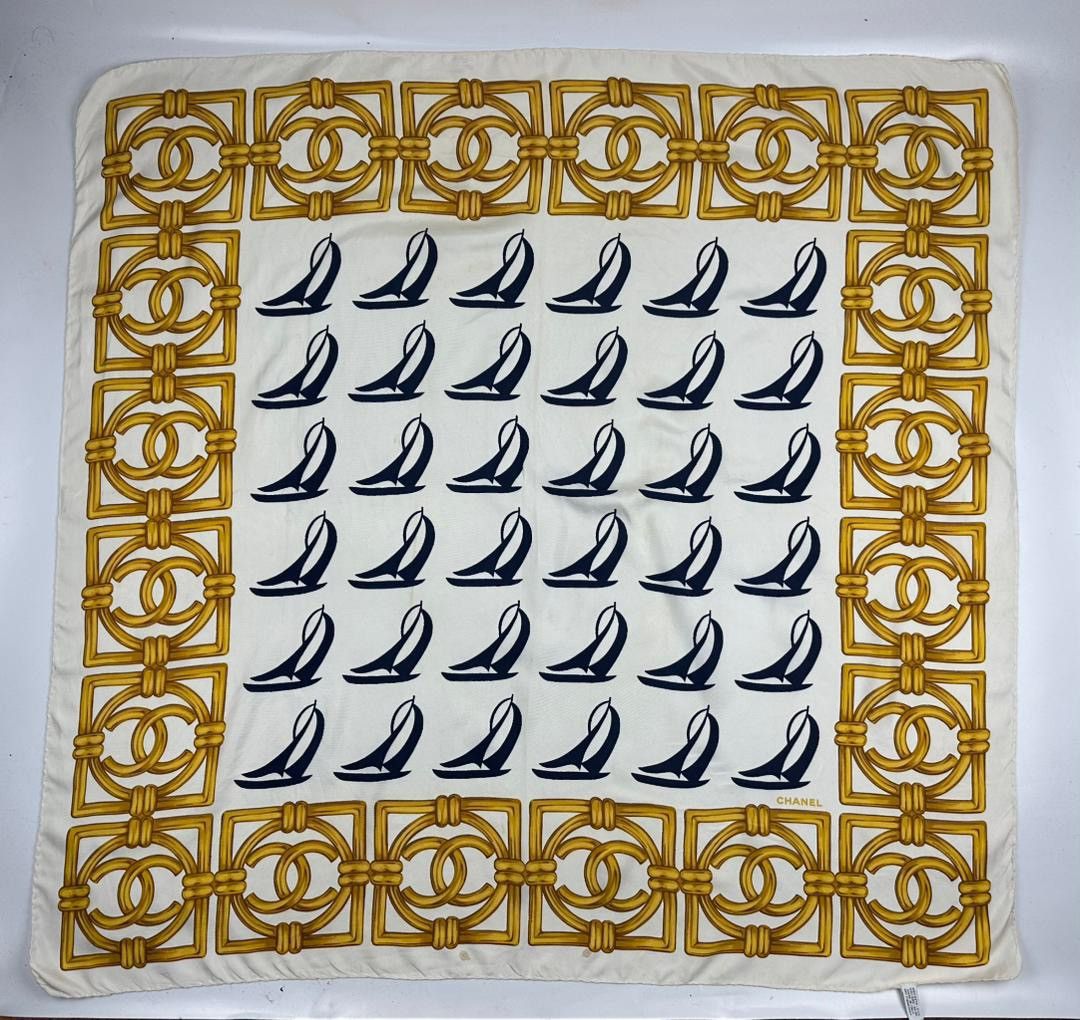 Chanel chanel silk scarf tc51 Size ONE SIZE - 1 Thumbnail