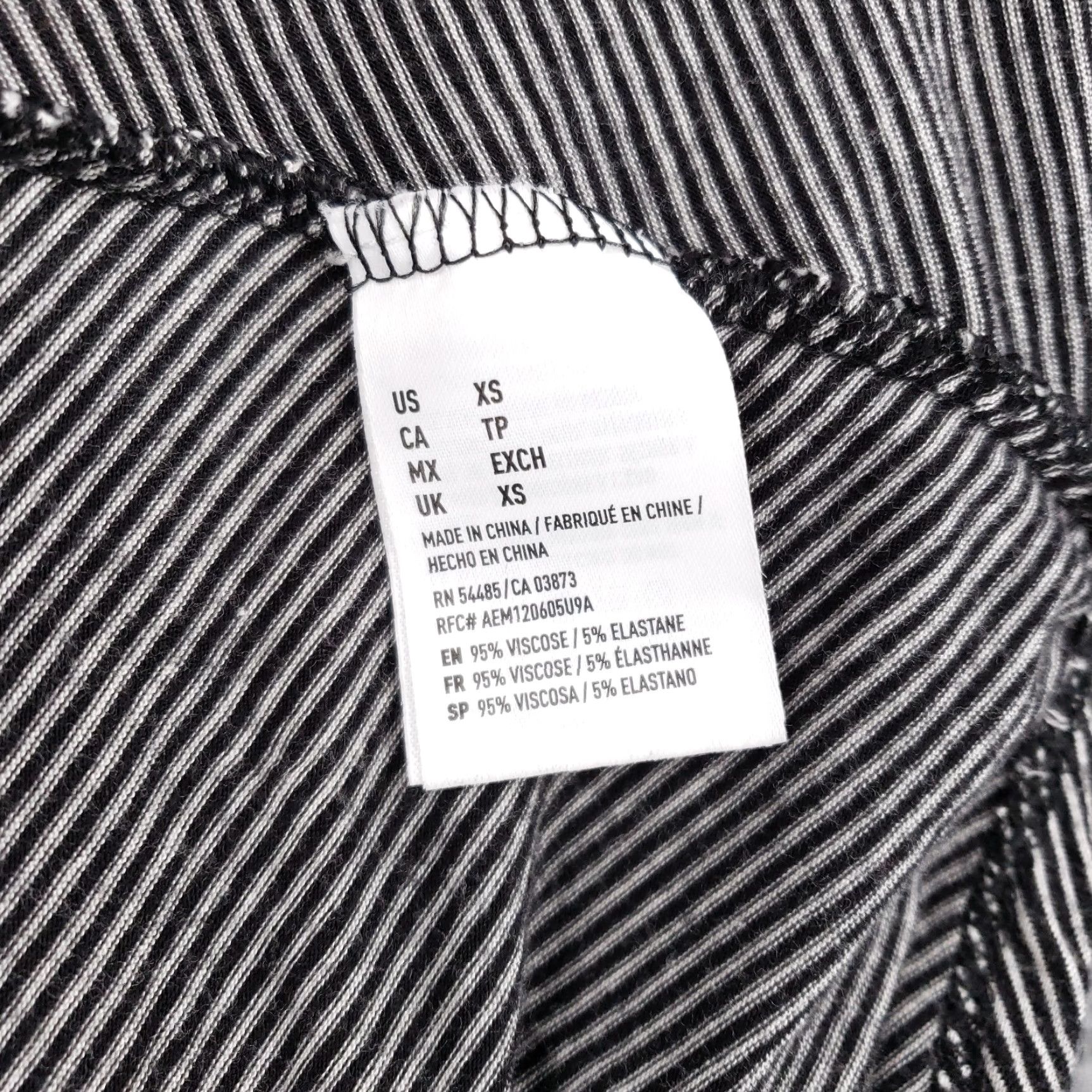 American Eagle Outfitters American Eagle Outfitters Dress Women XS Black Striped Mini Tank Shift Casual Cut Out Size XS / US 0-2 / IT 36-38 - 7 Thumbnail