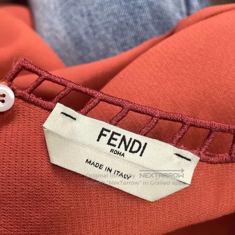 Fendi Fendi Women's Long Sleeve Color Block Dress . Size S / US 4 / IT 40 - 6 Thumbnail