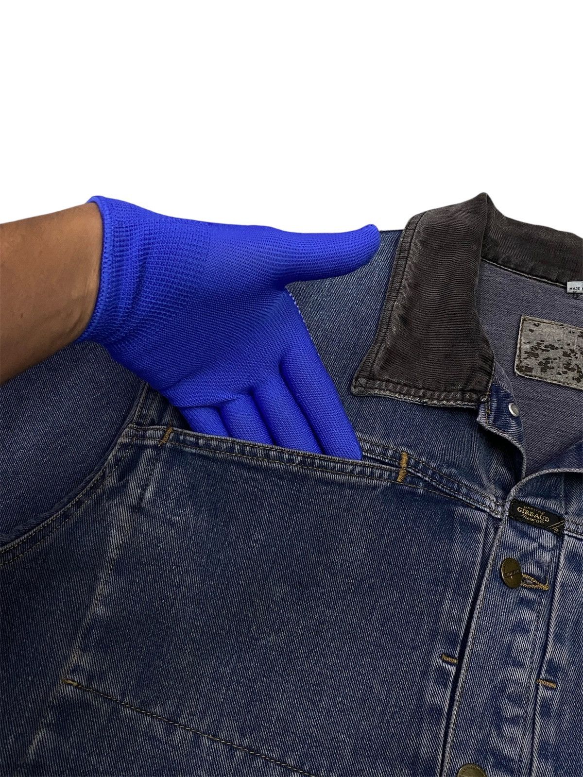Marithe + Francois Girbaud 90s Marithe Francois Girbaud Corduroy Switching Denim Jacket Size US L / EU 52-54 / 3 - 6 Thumbnail