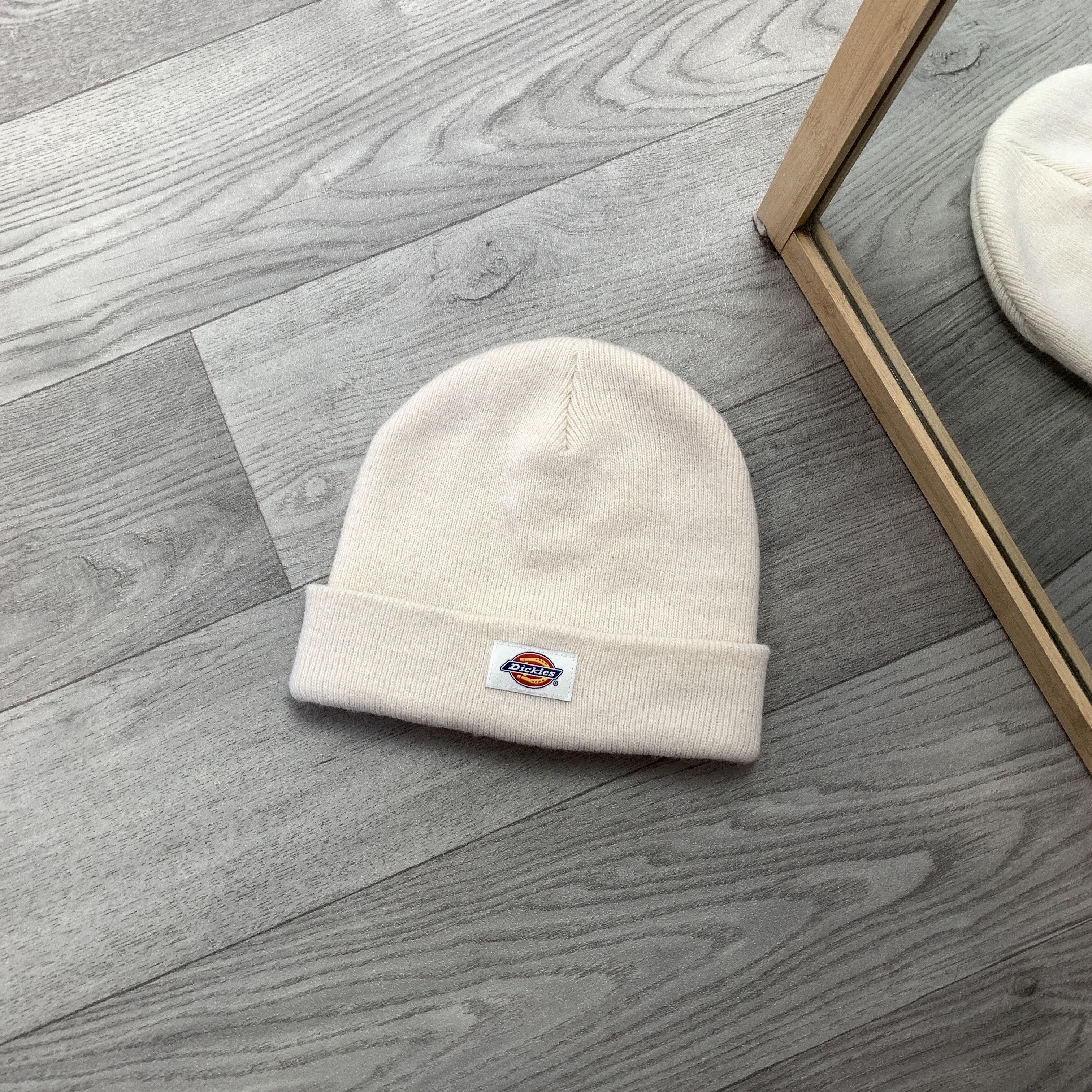 Dickies Dickies Beige Icon Logo Winter Beanie Hat Cap Size ONE SIZE - 6 Thumbnail