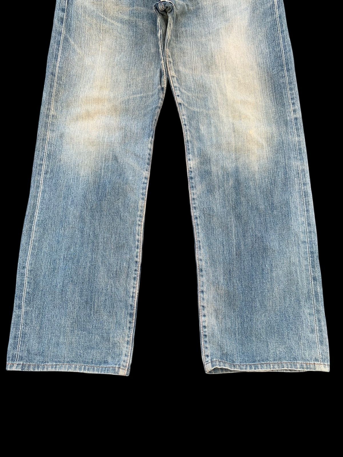 Kapital VINTAGE EDWIN 505 SELVEDGE FADED&RUSTY DISTRESSED DENIM Size US 28 / EU 44 - 7 Thumbnail
