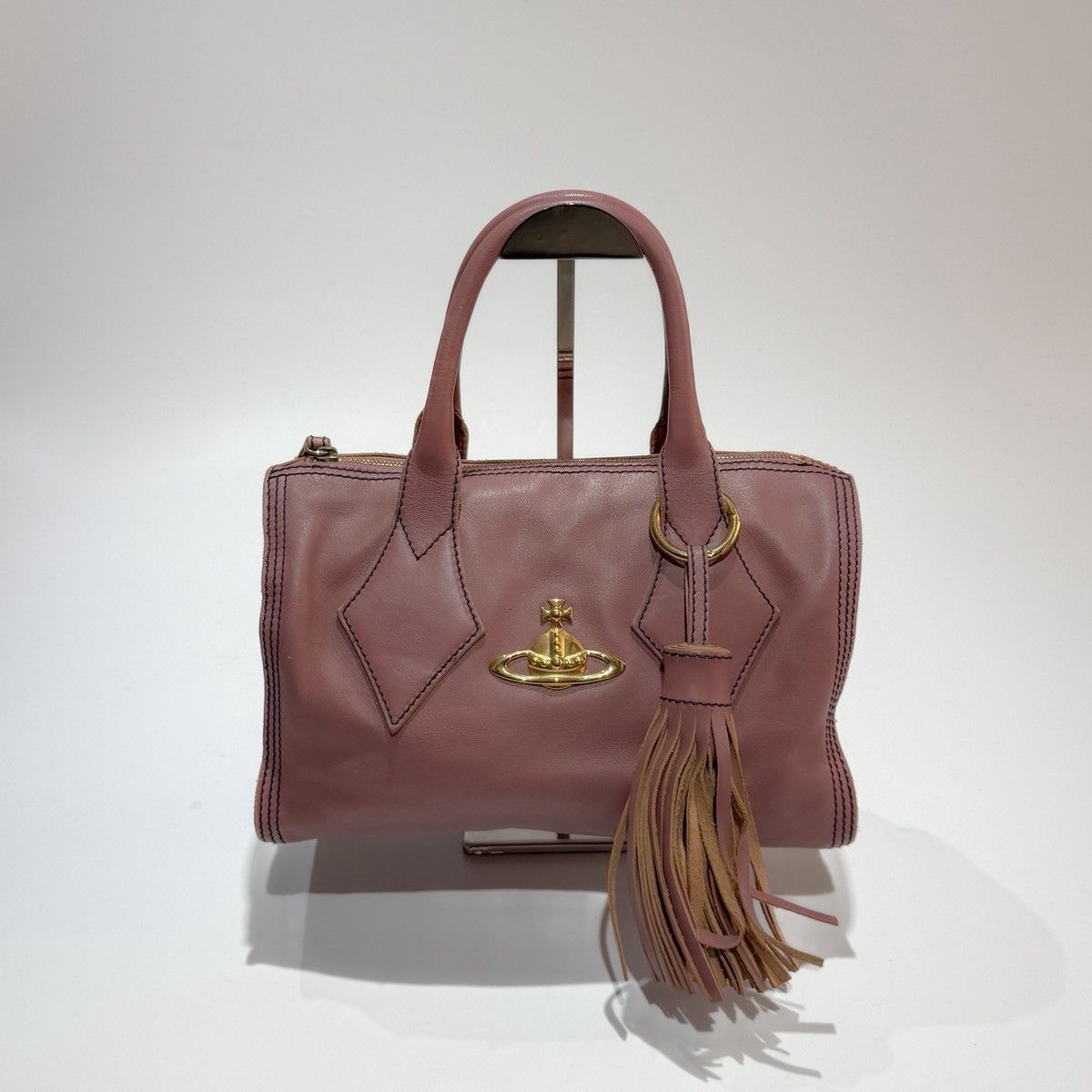 Vivienne Westwood Vivienne Westwood Leather Dolce Vita Tassel Hand Bag Size ONE SIZE - 1 Thumbnail
