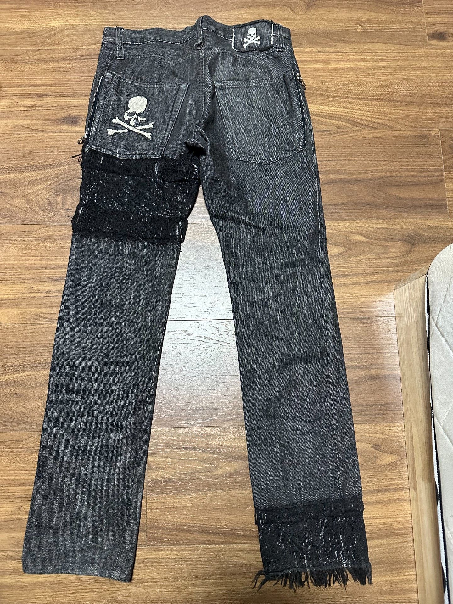 Mastermind Japan Mastermind Japan Silver Thread Jeans Size US 34 / EU 50 - 1 Thumbnail