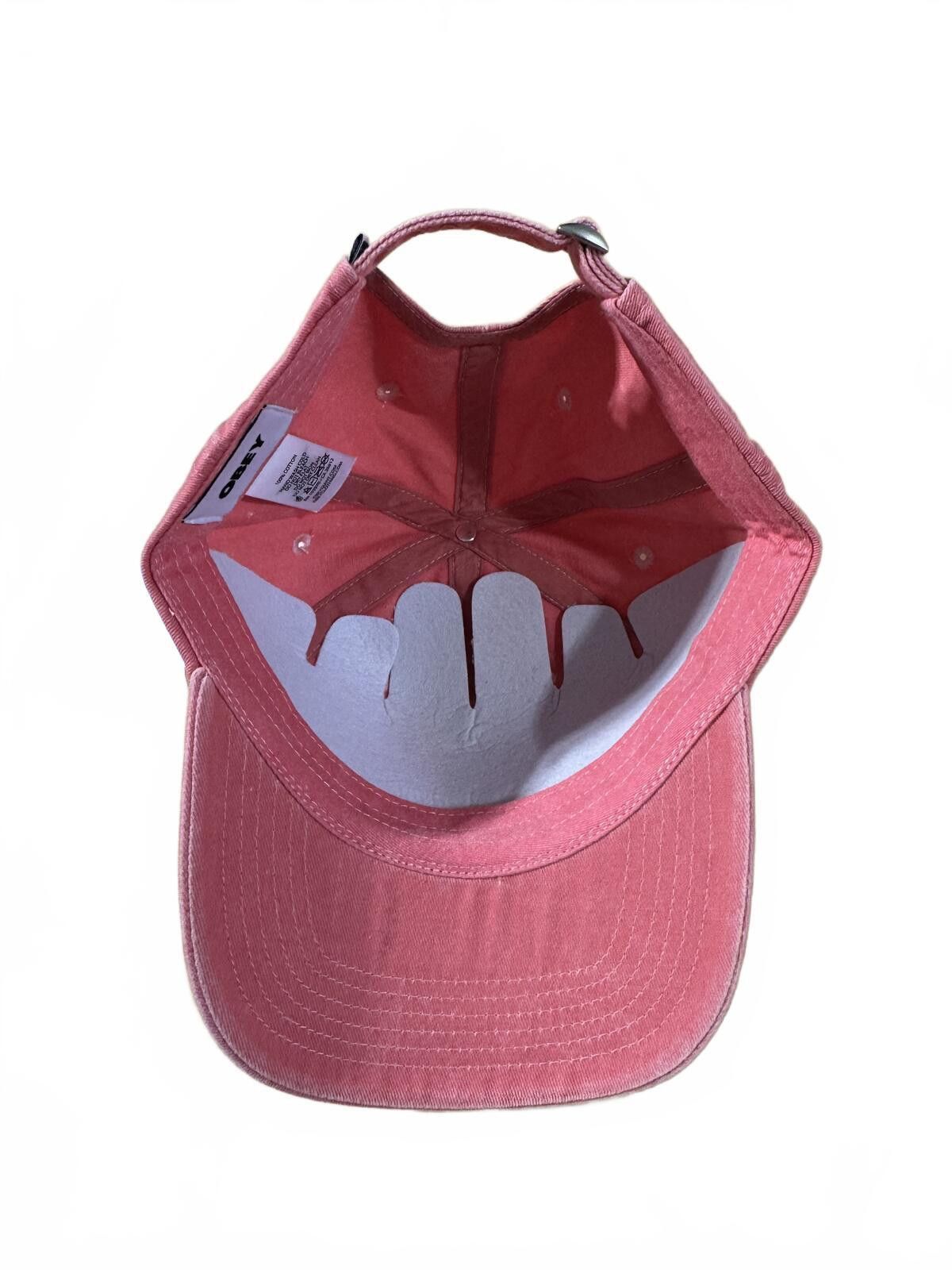 Obey Obey Classic Faded Red Adjustable Hat Size ONE SIZE - 3 Thumbnail