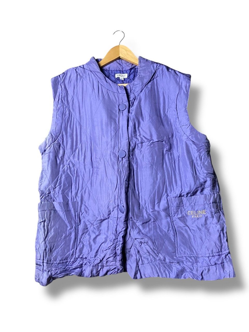 Celine Celine Paris Sleeveless Padded Vest (169) Size US M / EU 48-50 / 2 - 1 Thumbnail