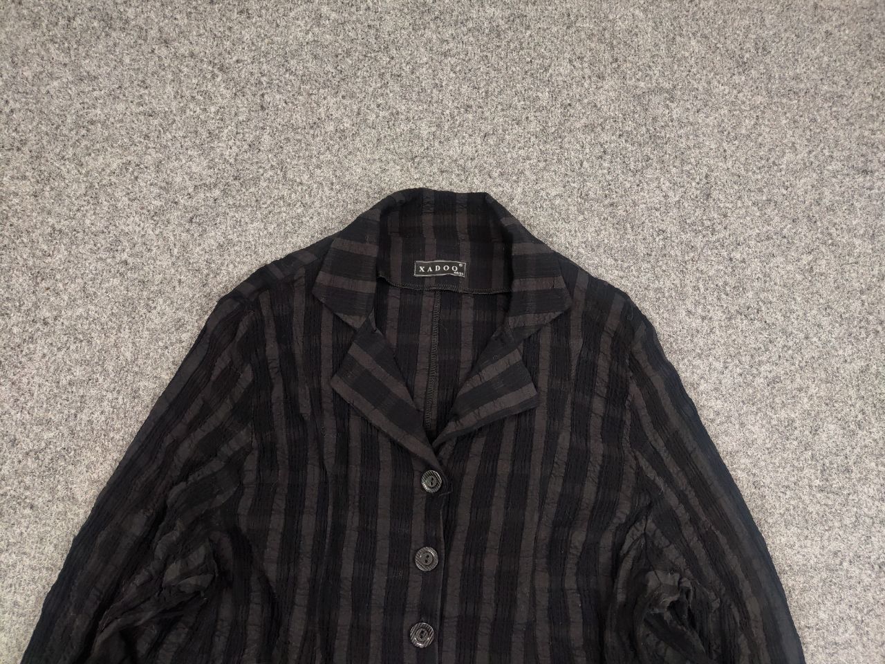 Vintage Xadoo Berlin Designer Avant Garde Light Textured Jacket Size L / US 10 / IT 46 - 8 Thumbnail