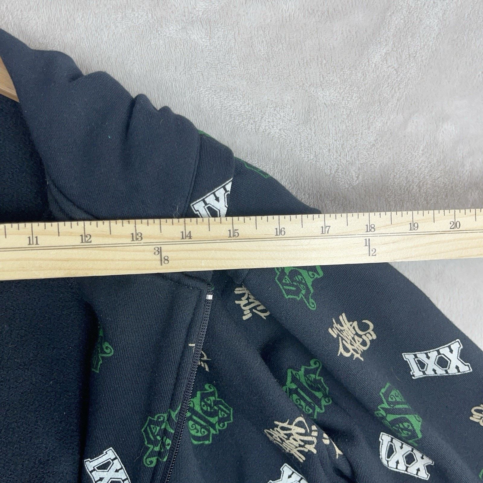 Southpole Vtg Southpole Hoodie AOP Zip Up Sweatshirt XS Skatercore Size US XS / EU 42 / 0 - 9 Thumbnail