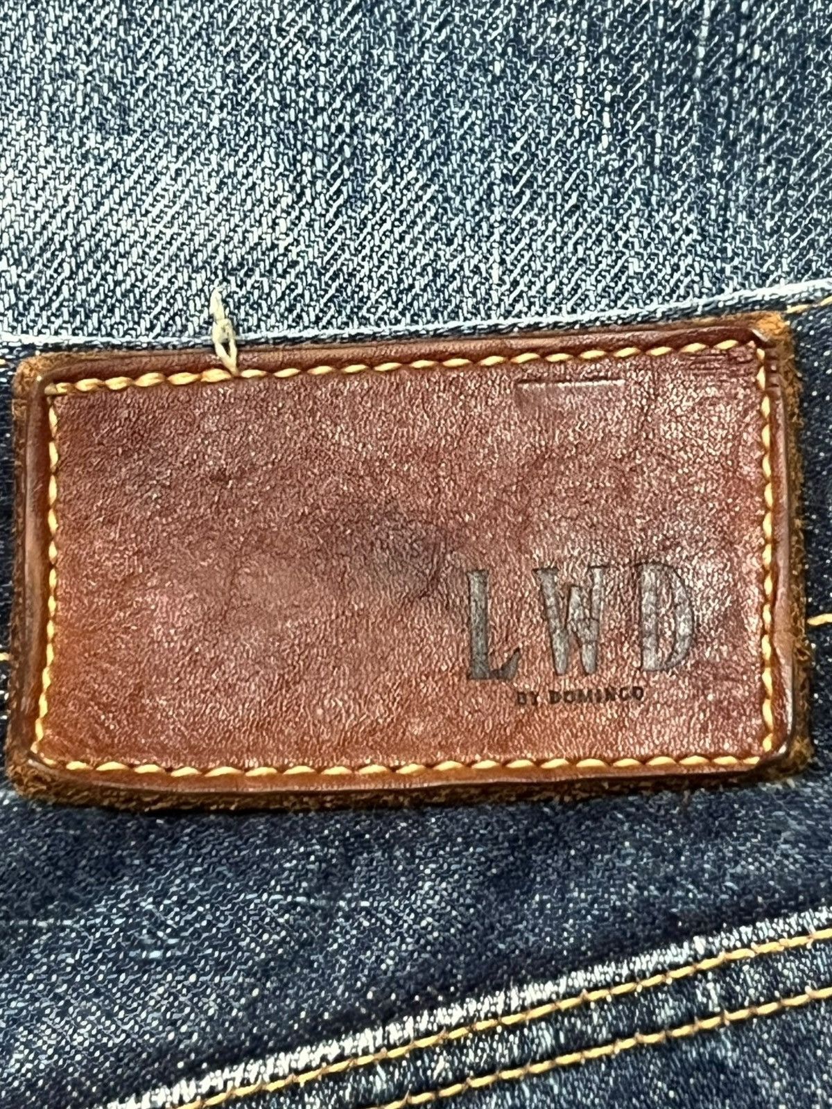 Japanese Brand Vintage L.W.D By Domingo Selvedge Denim Japan | Slim Straigh Size US 31 - 12 Thumbnail