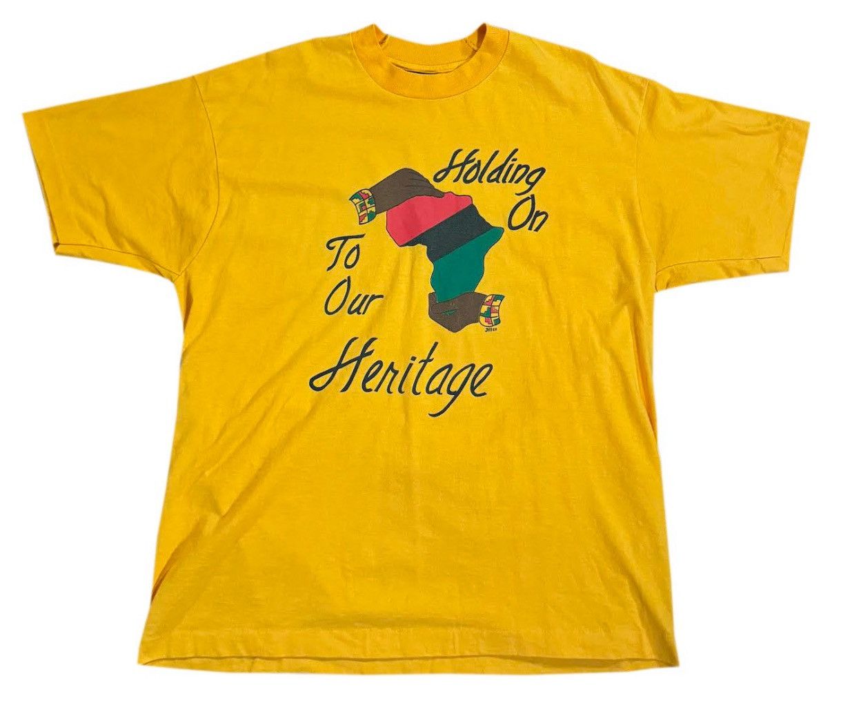 Vintage Vintage Holding On To Our Heritage HBCU T Shirt (Size XL) Size US XL / EU 56 / 4 - 1 Thumbnail